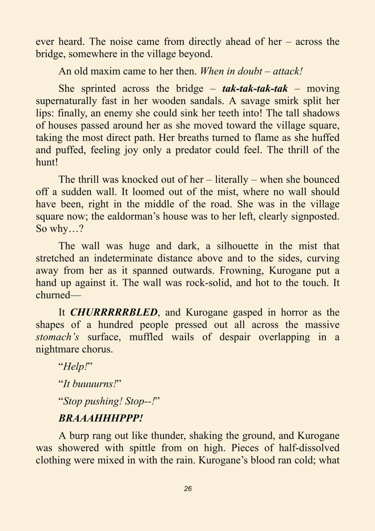Food for the immortals 1