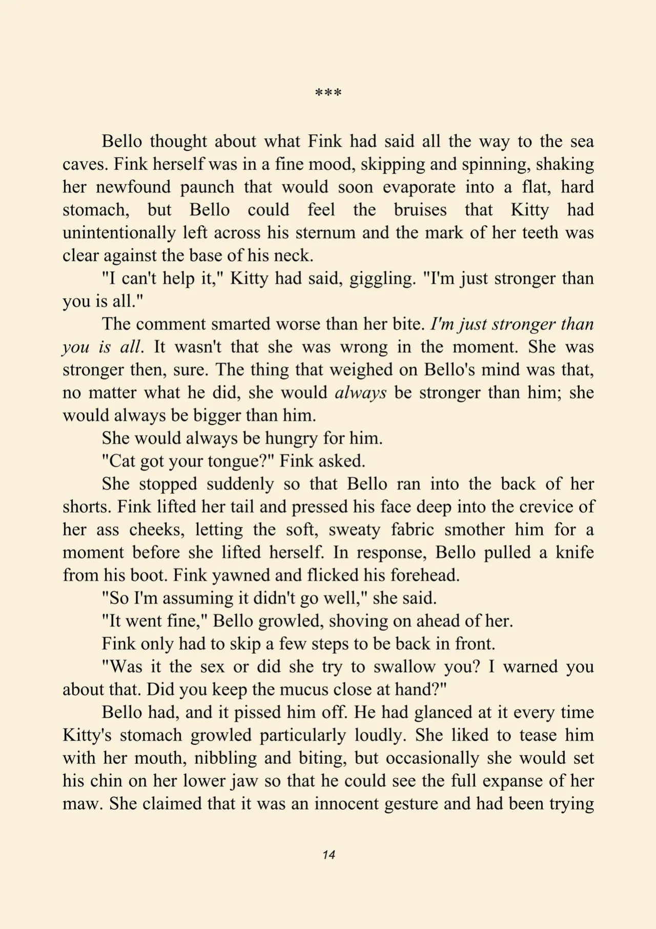 Fink's guide to prey