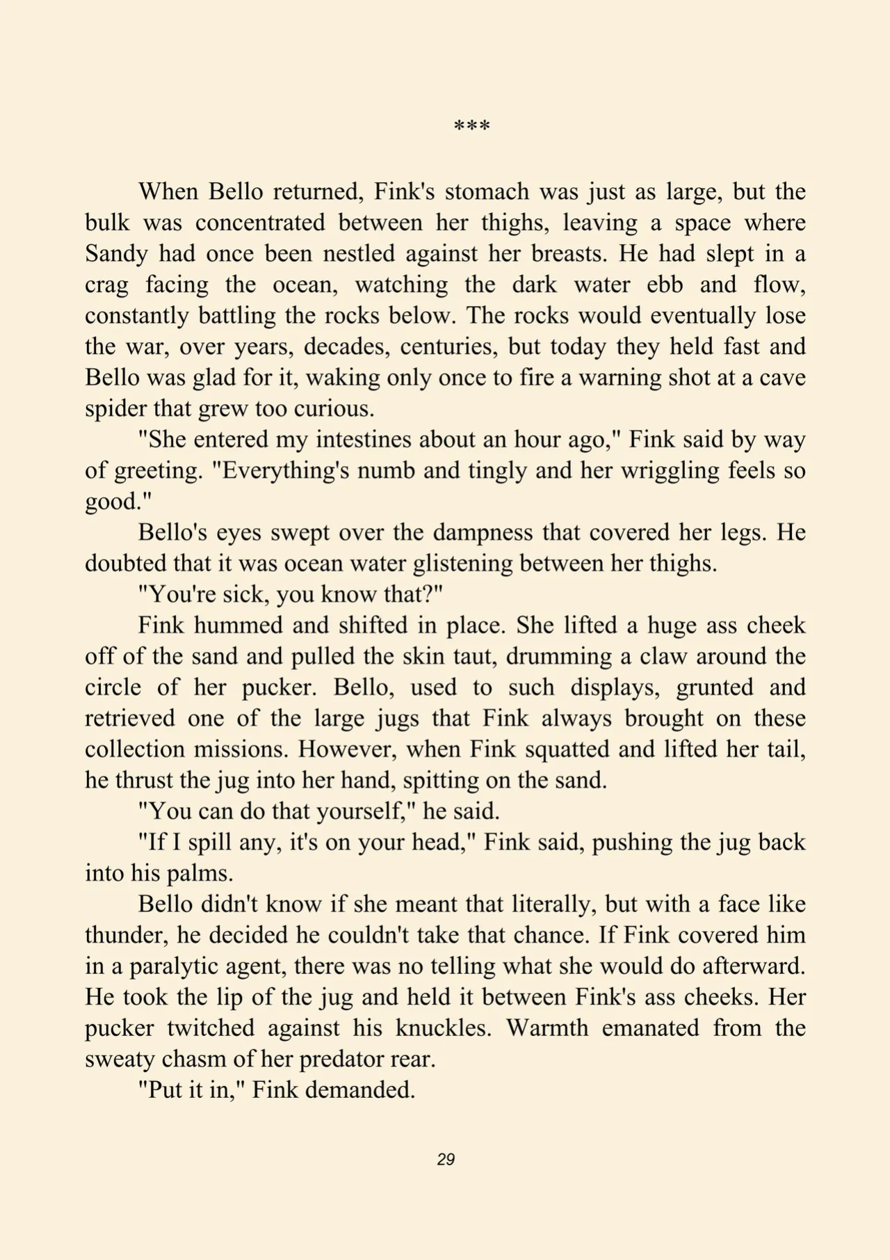 Fink's guide to prey
