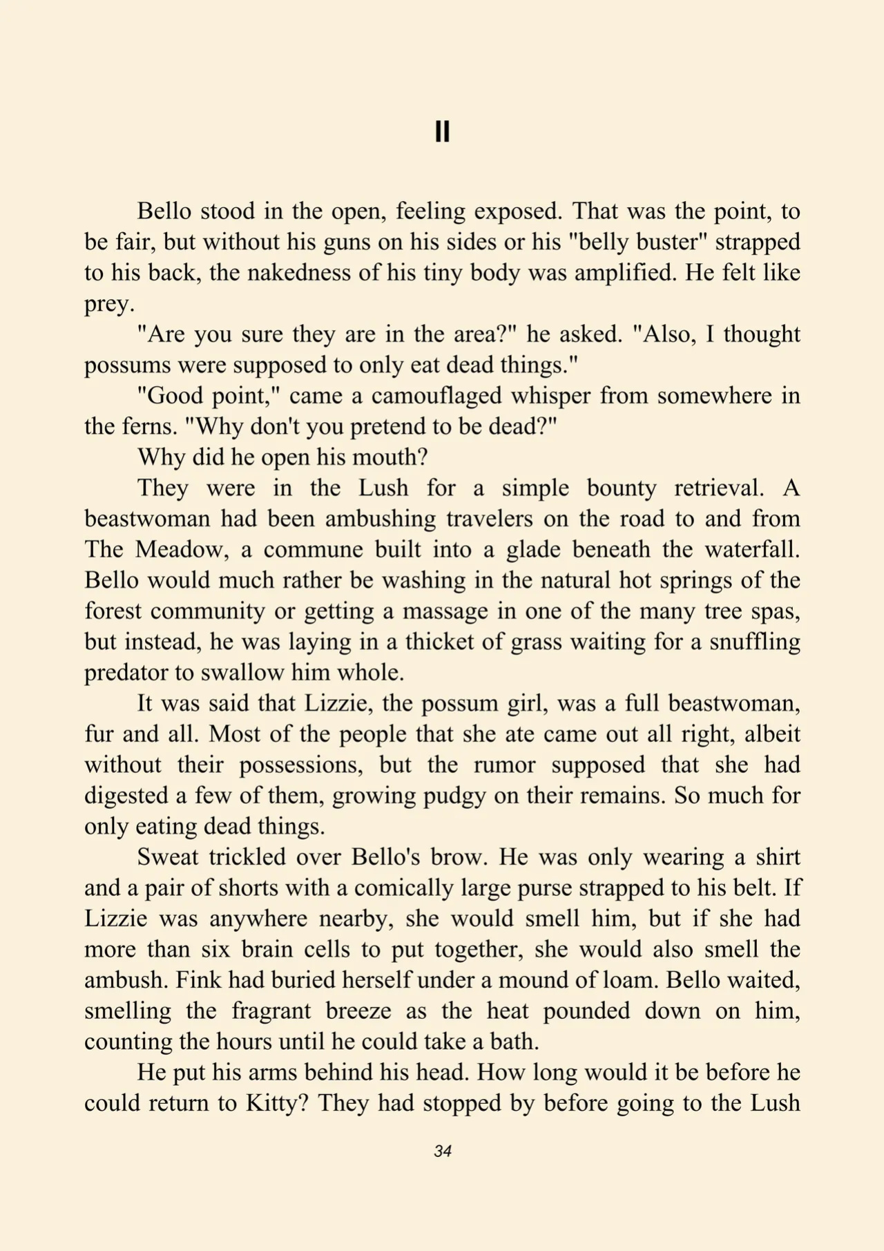 Fink's guide to prey