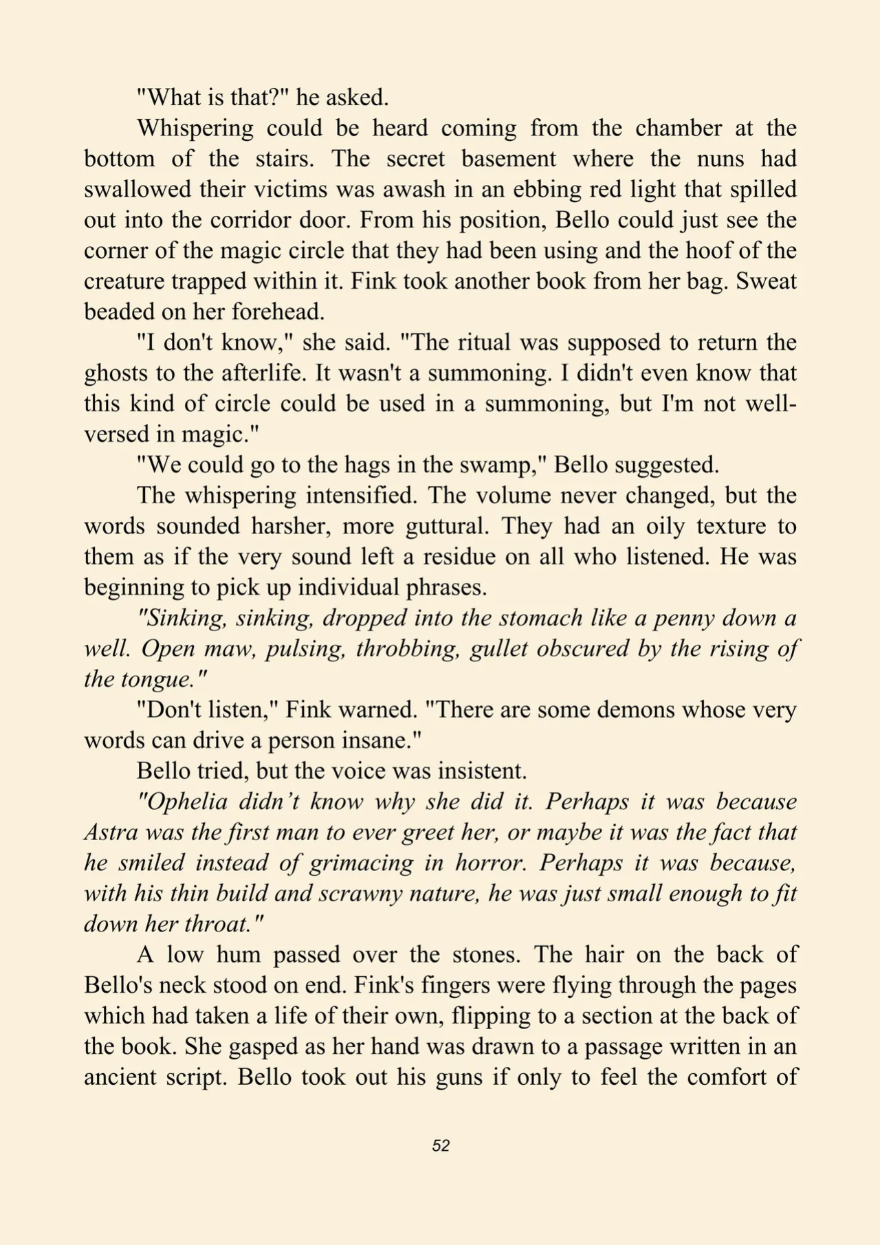 Fink's guide to prey