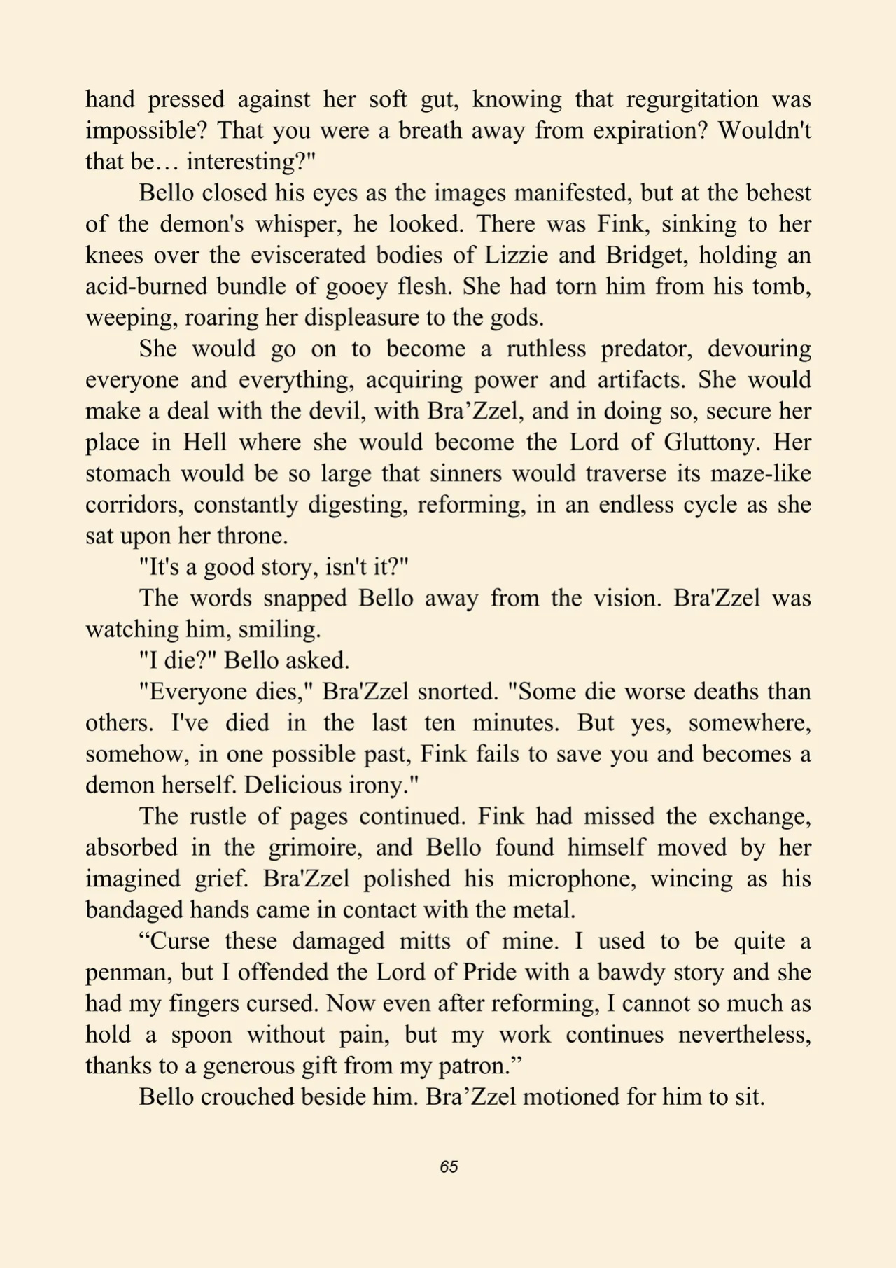 Fink's guide to prey