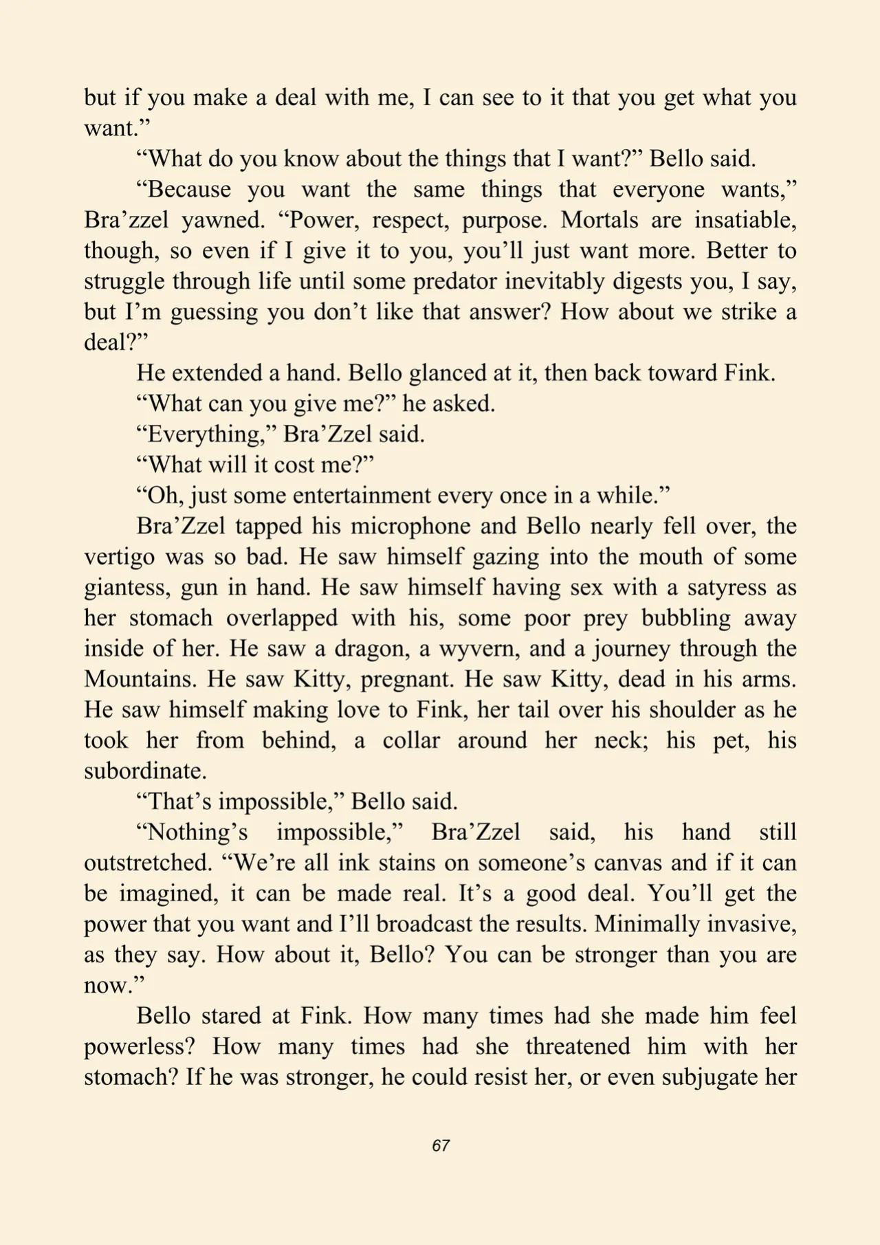 Fink's guide to prey