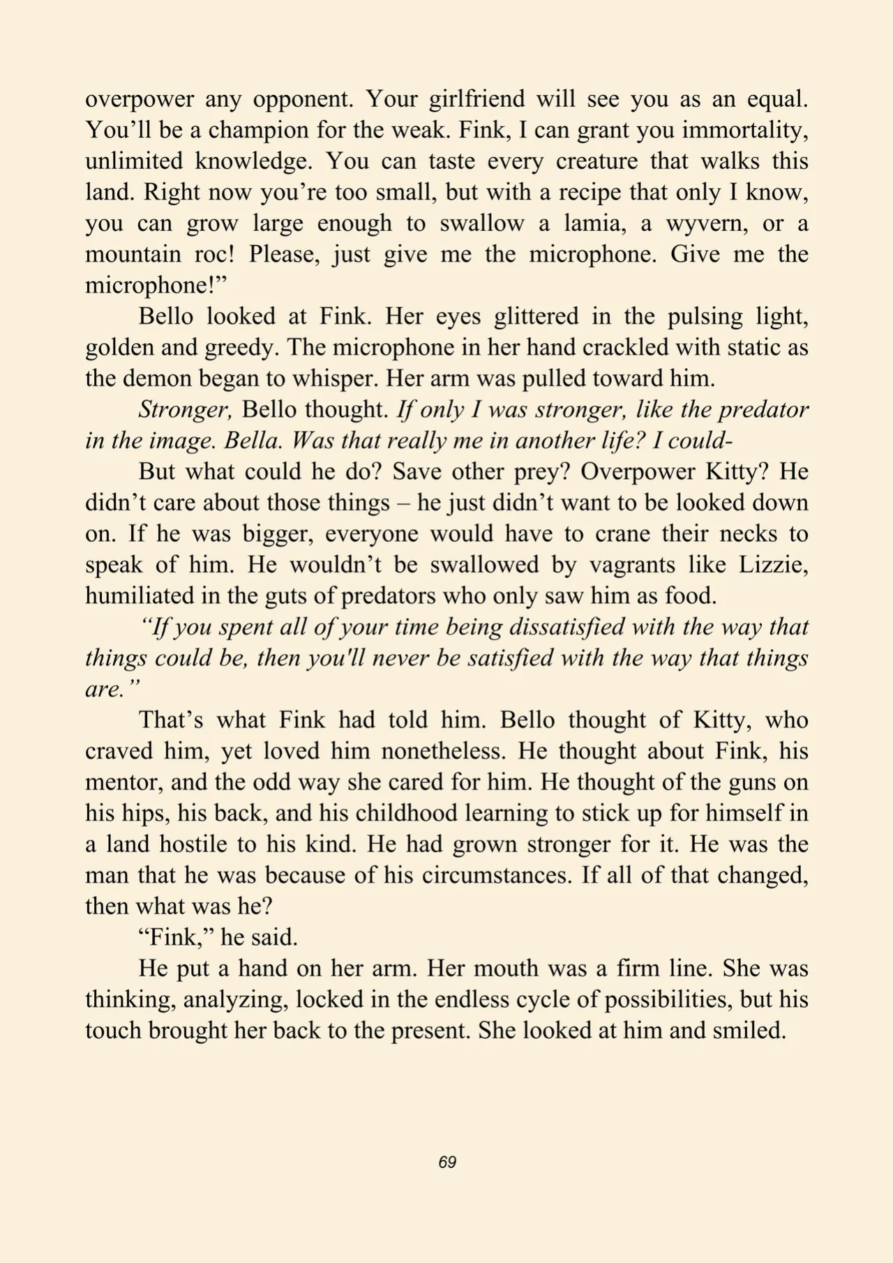 Fink's guide to prey