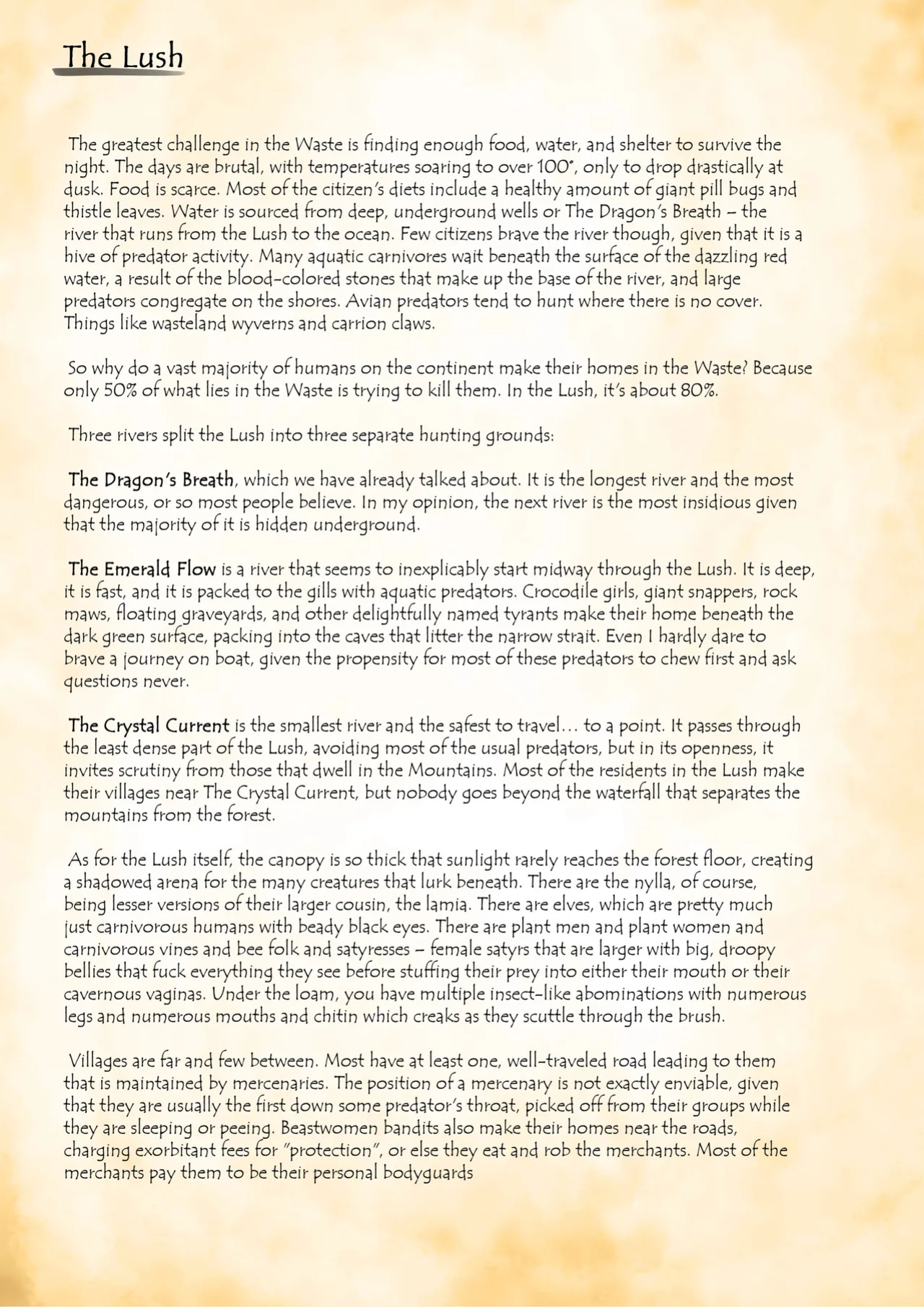 Fink's guide to predators 3