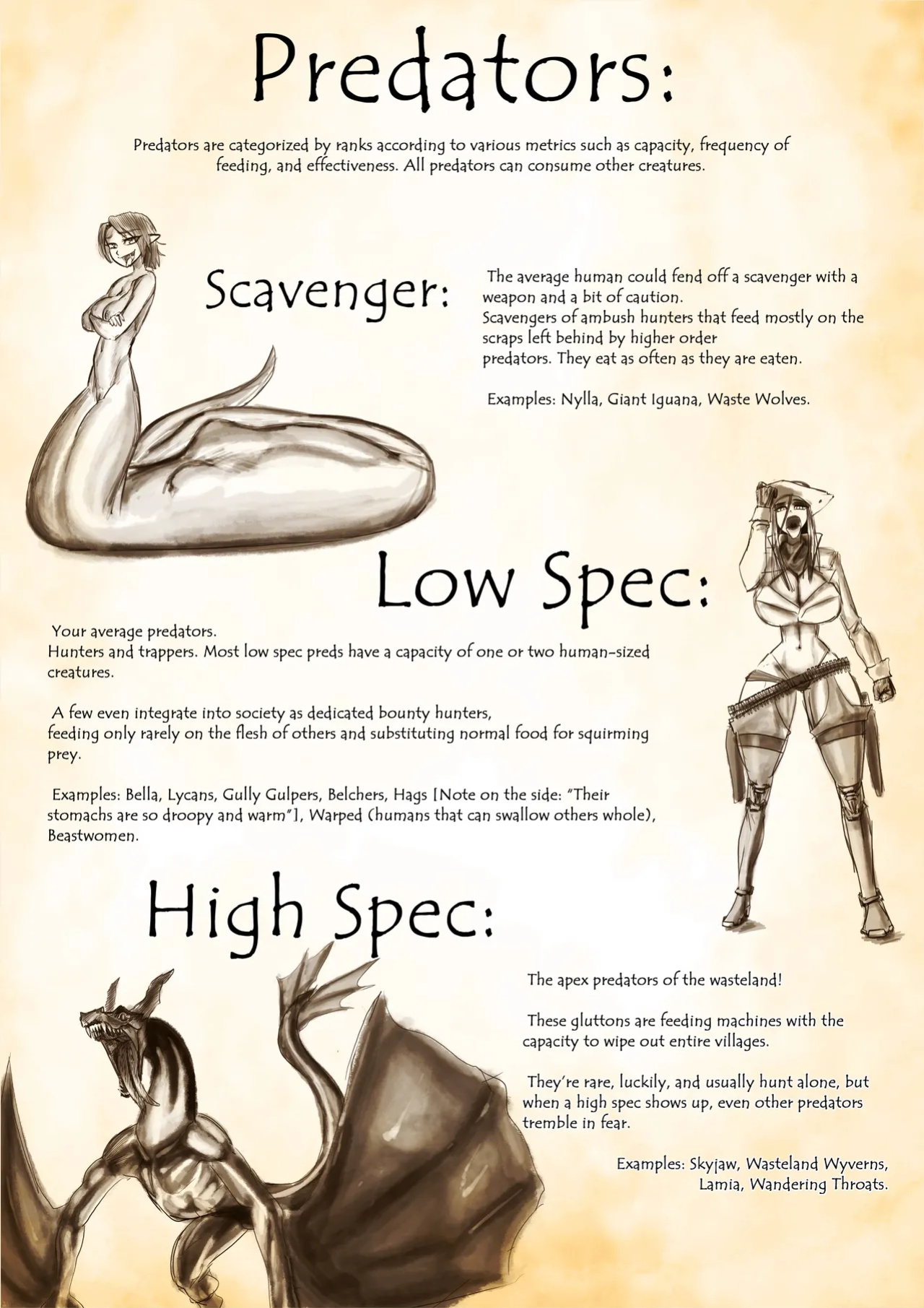 Fink's guide to predators 2