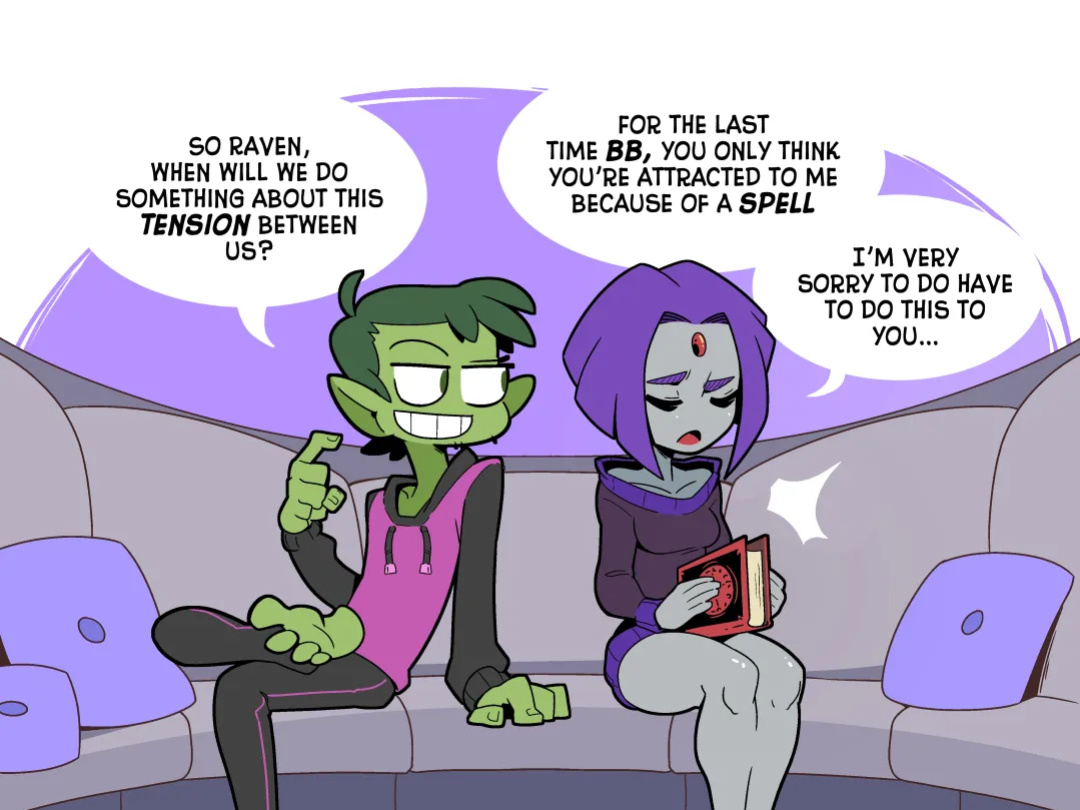 [Creux] Beast Boy & Raven (Teen Titans)