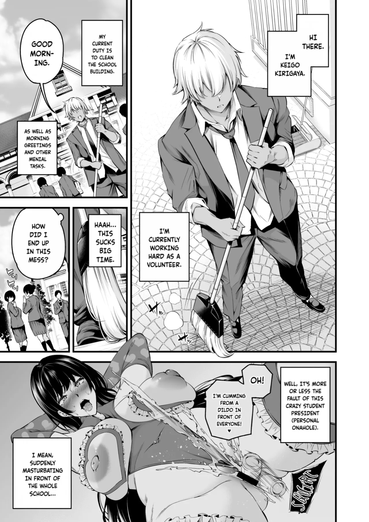 [Nasi-pasuya (Nasipasuta)] Shiramine Gakuen no Mesubuta Rijichou Zenpen | The sow principal of Shiramine Academy PROLOGUE [Fallen Games]