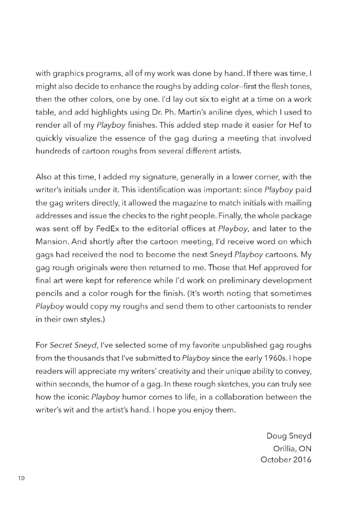 Secret Sneyd: The Unpublished Cartoons of Doug Sneyd