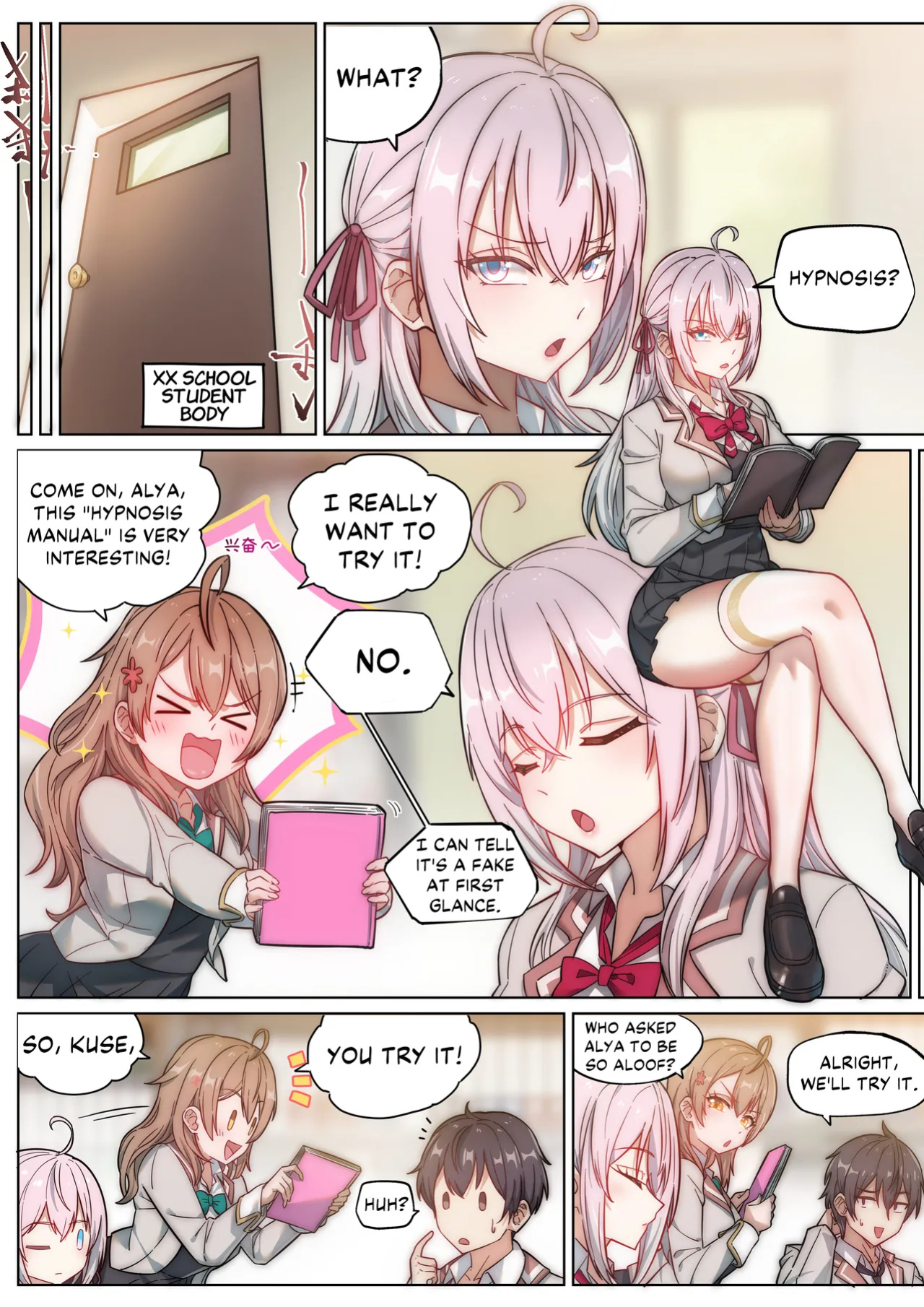 [LSC5] Alya Sometimes Hides Her Feelings in Russian Hypno Fuck NTR [DKKMD Translations]