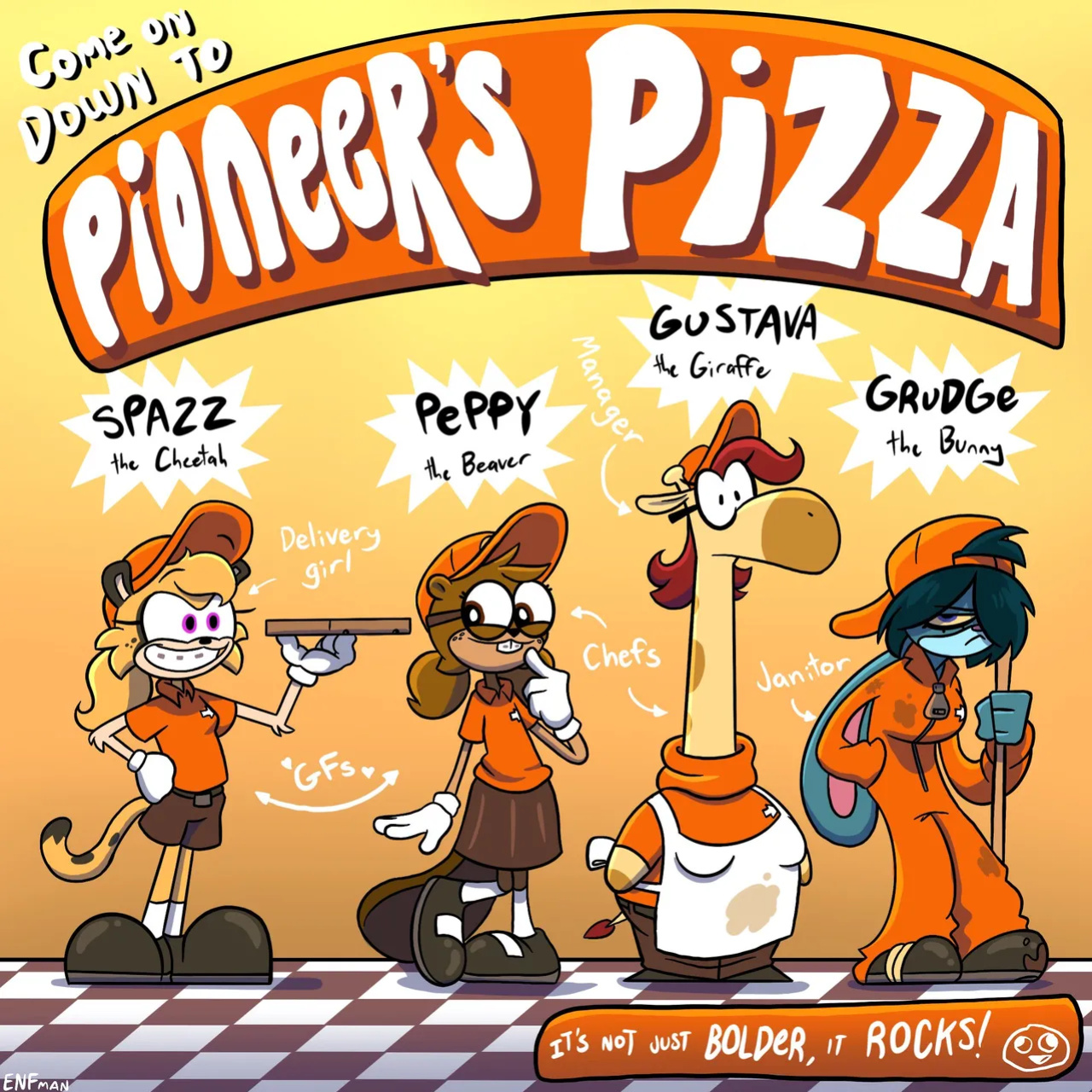 [Anotherartboy] Pioneer's Pizza Comix