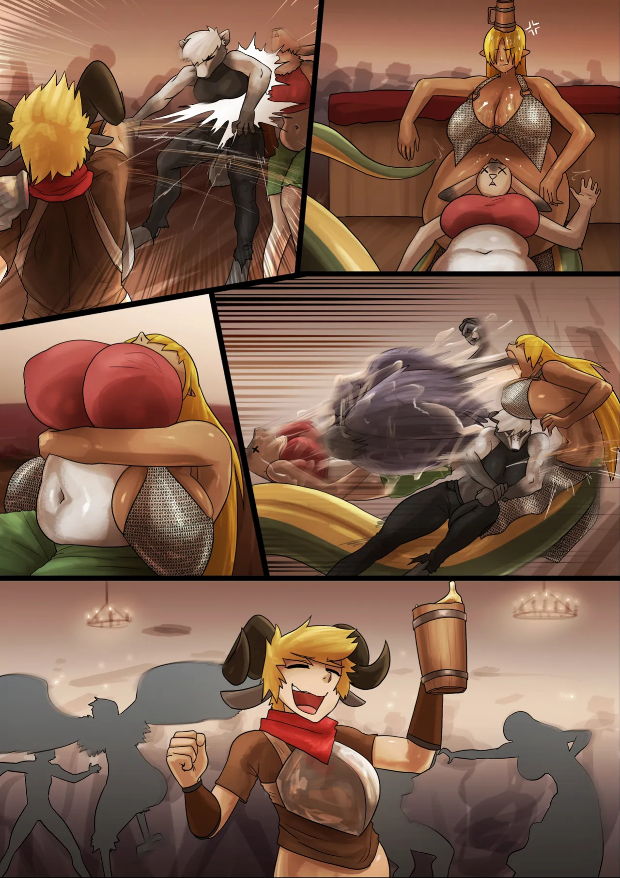 Stuck in another world where all the girls want to fuck and eat me 6.5