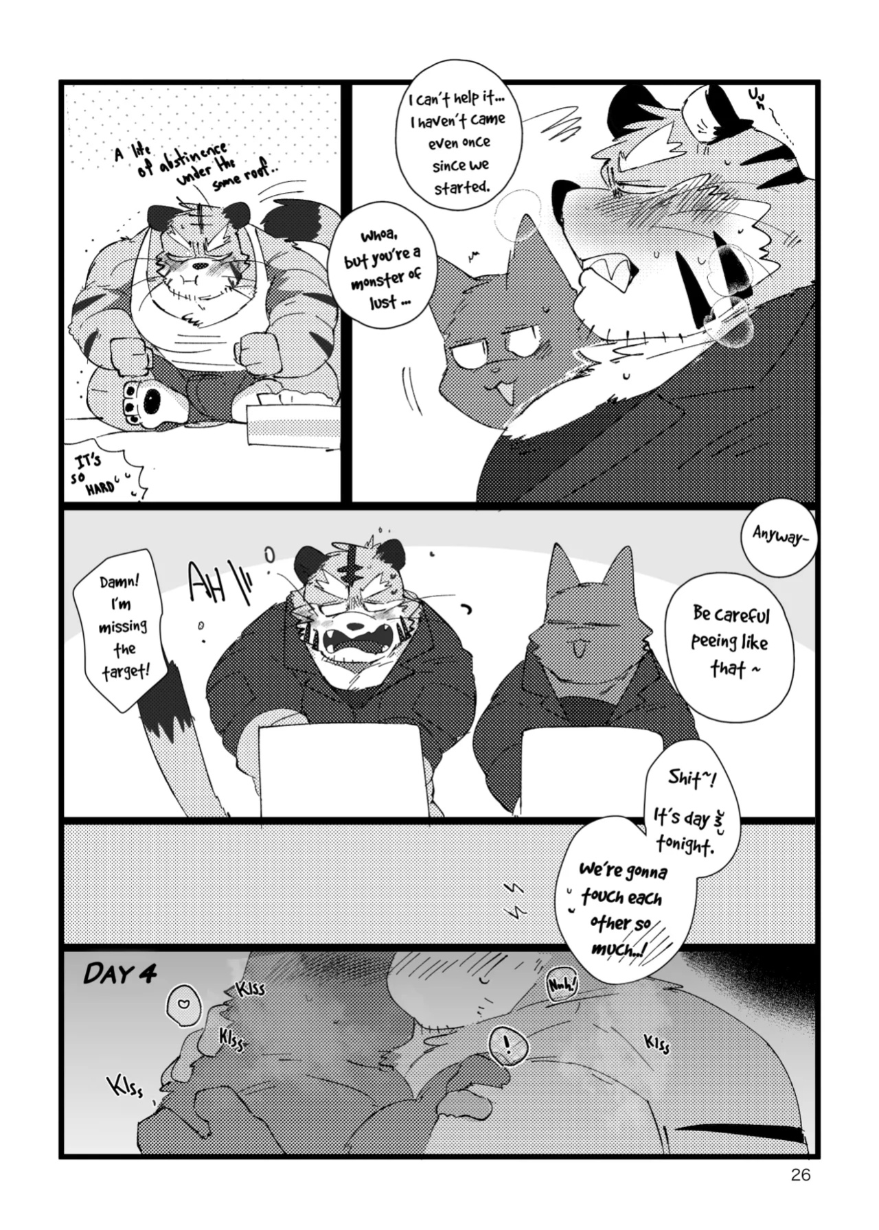 the book about being abstinent and horny while having polynesian sex with an old kansaii tiger