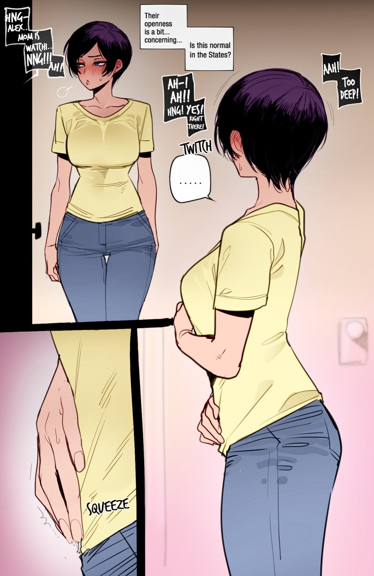 [ratatatat74] Korean Girl in America + Mother and Daughter BCC Corruption [Colorized]