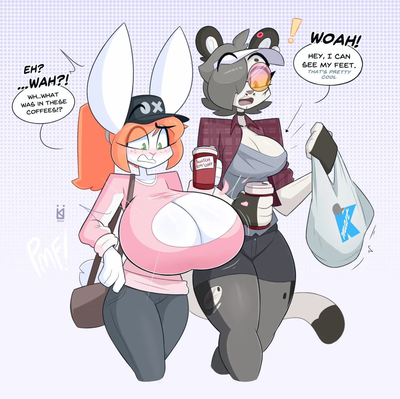 [Kilinah] Yvette & Cow Abbi (OCs)