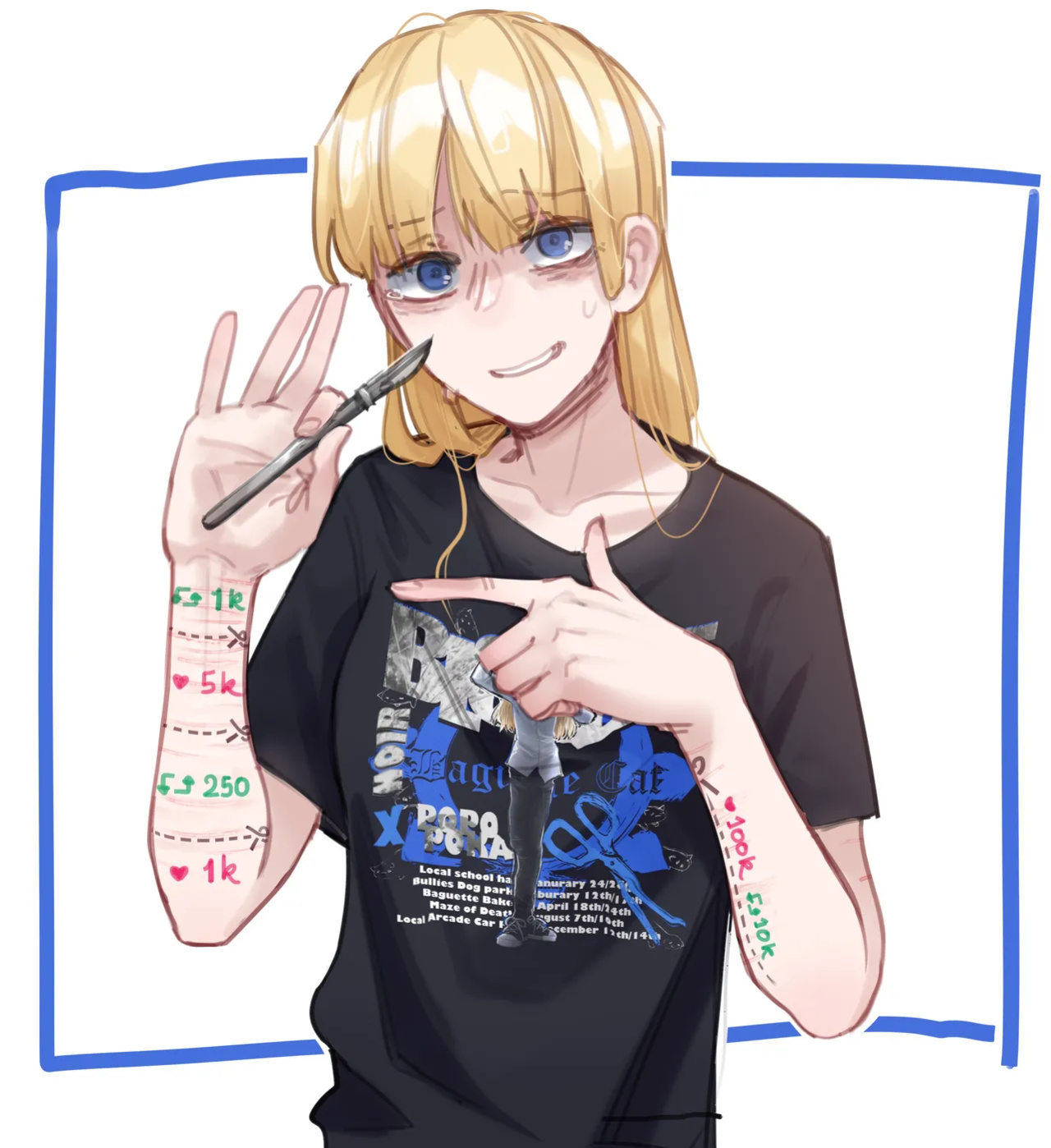 [popopoka] Blondie's t-shirt