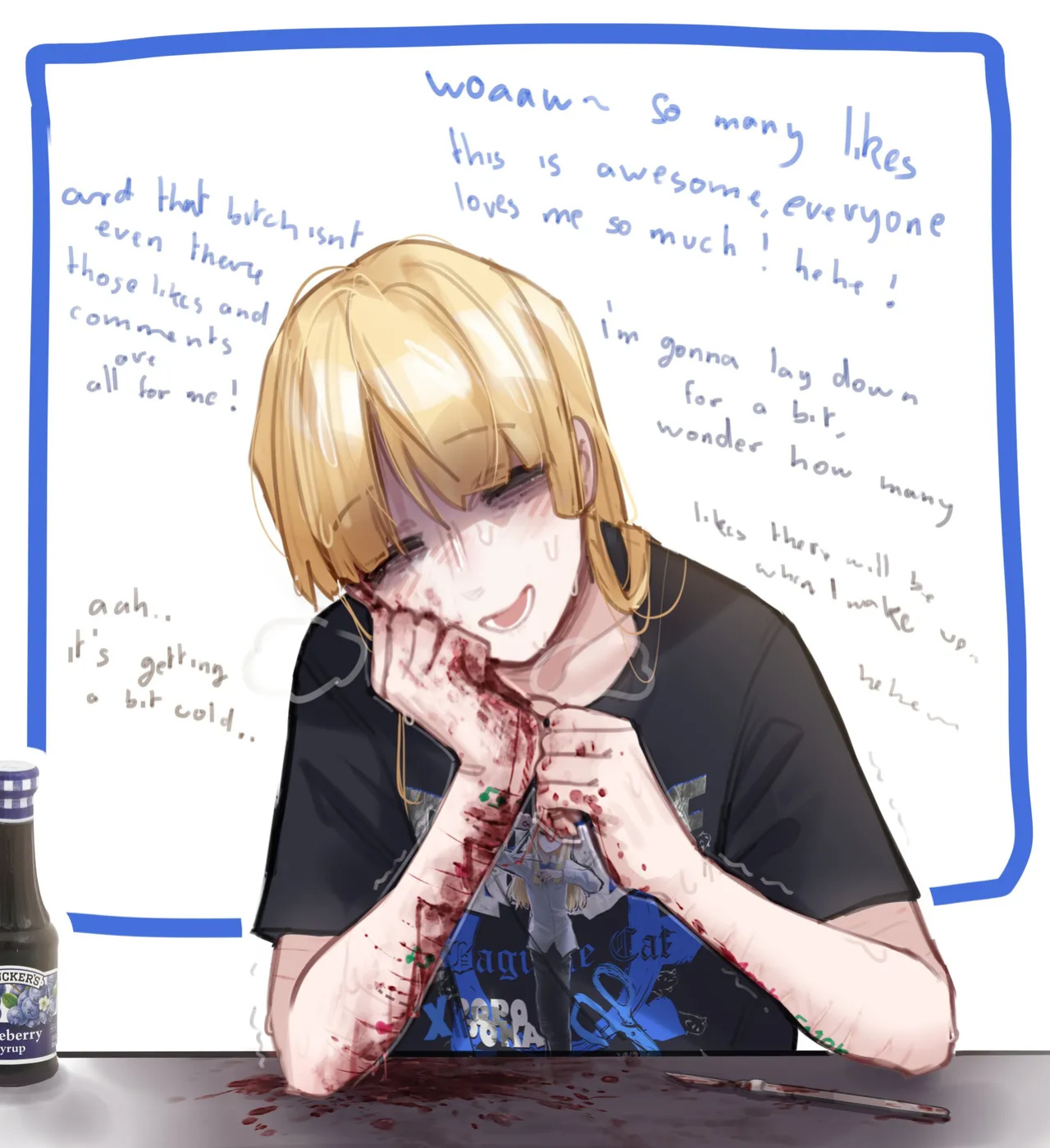 [popopoka] Blondie's t-shirt