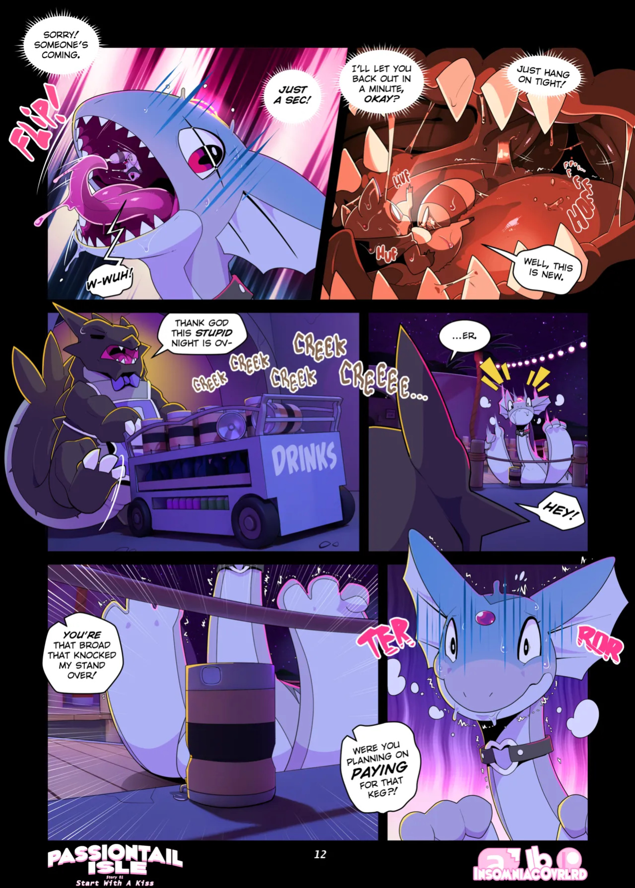 [InsomniacOvrLrd (Tom Smith)] Passiontail Isle: Start with a Kiss
