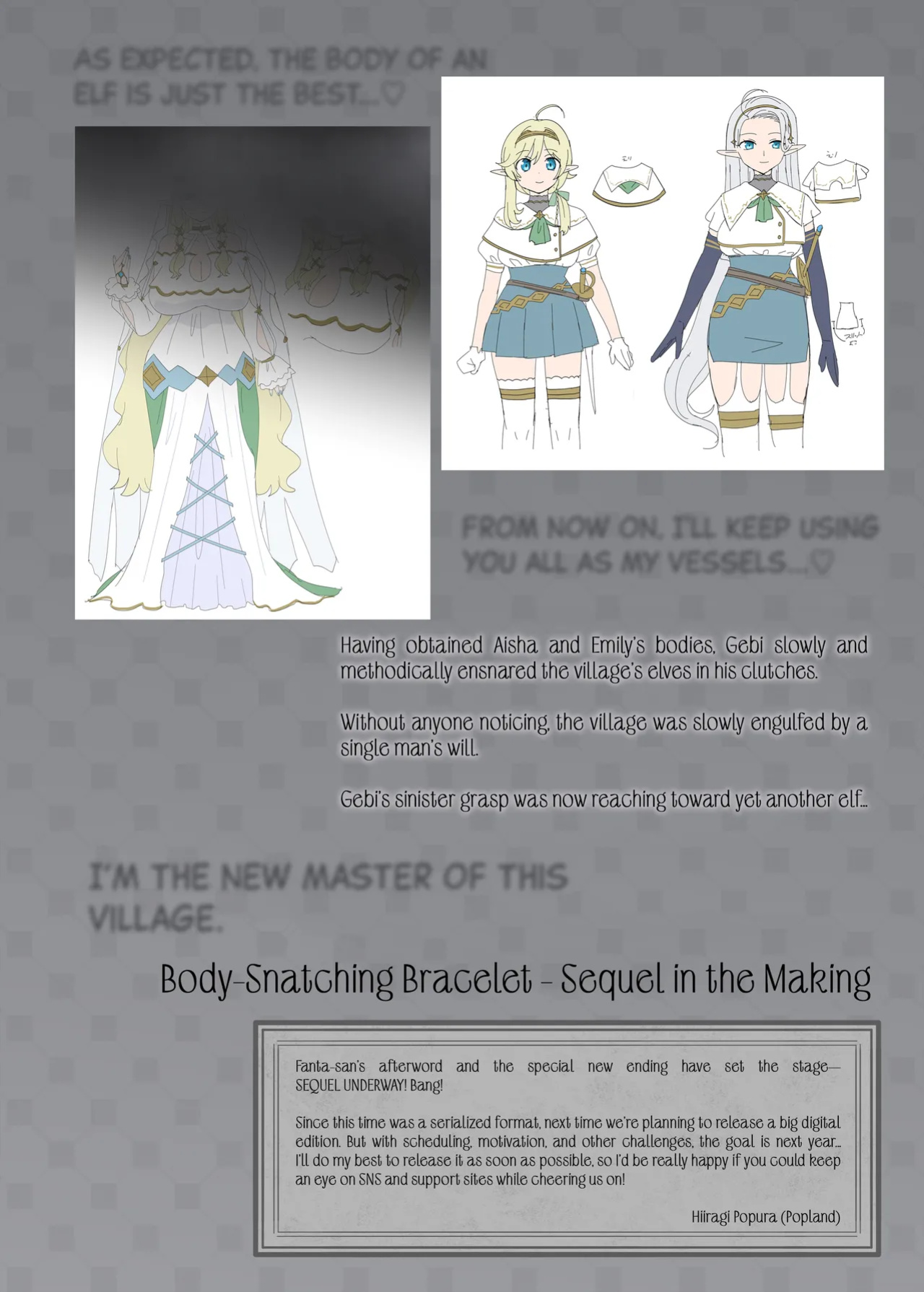 [Popland (Fanta no Cola Aji, Hiiragi Popura)] Nikutai Dorobou no Udewa | Body-Snatching Bracelet [Black Grimoires]