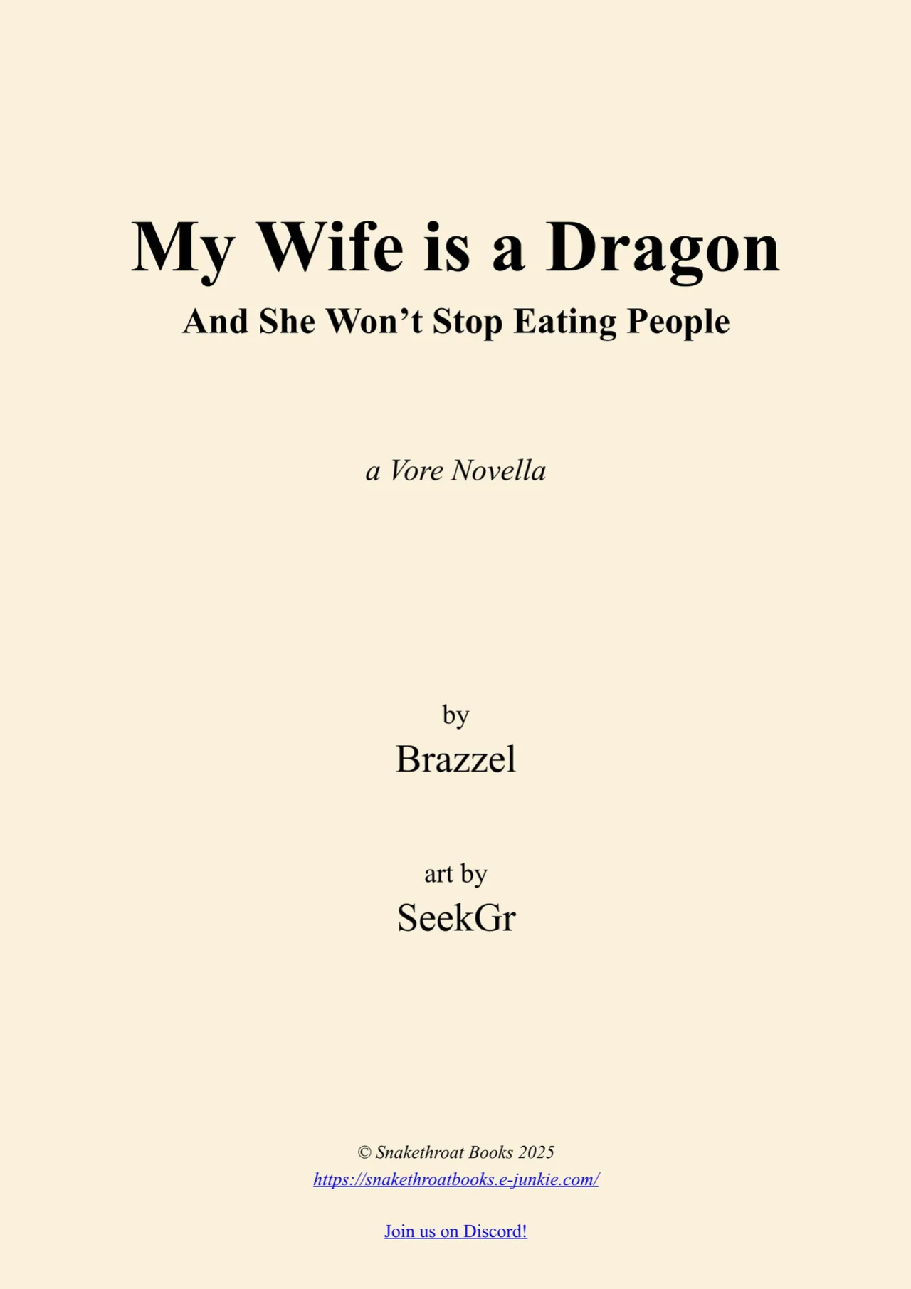 My Wife is a Dragon 2