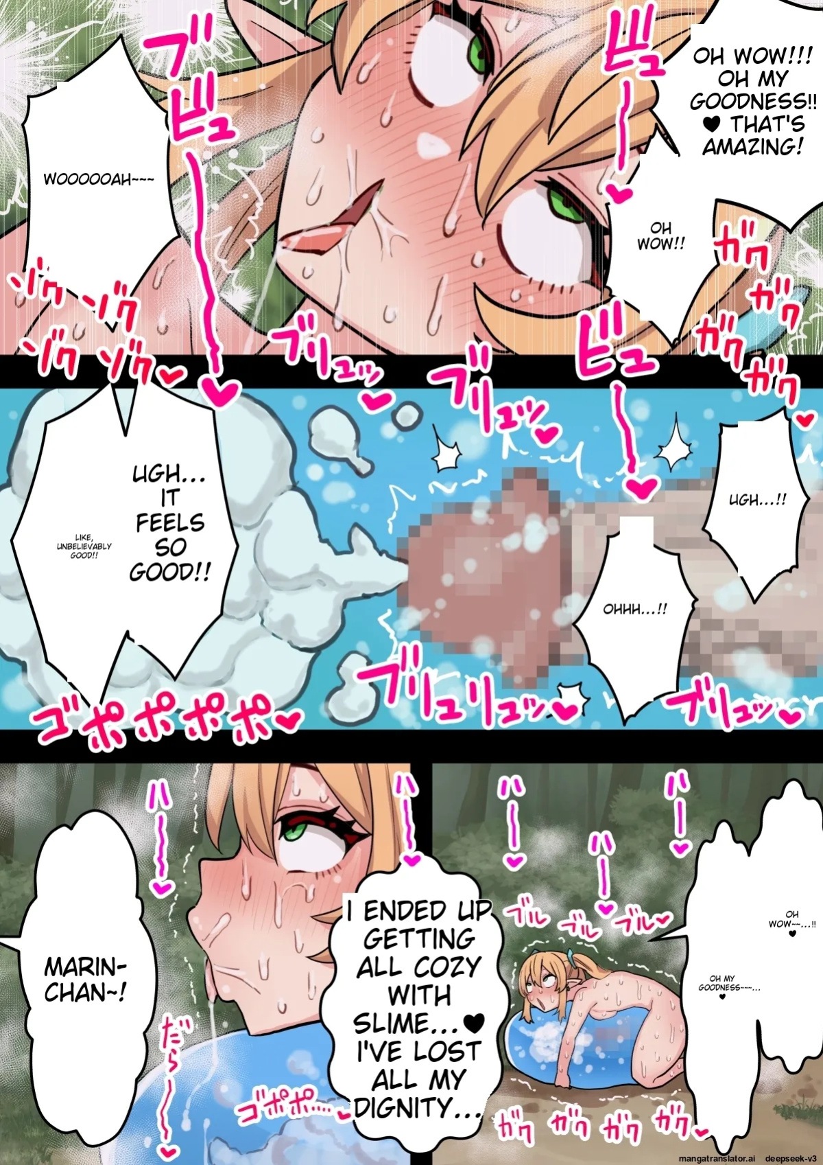 [Hotaru] [Machine TL] Tanshou Houkei Futanari Hobbit Shoujo ga Mahou no Yubiwa de Kyokon Seiyoku Monster ni naru Hanashi 1-3