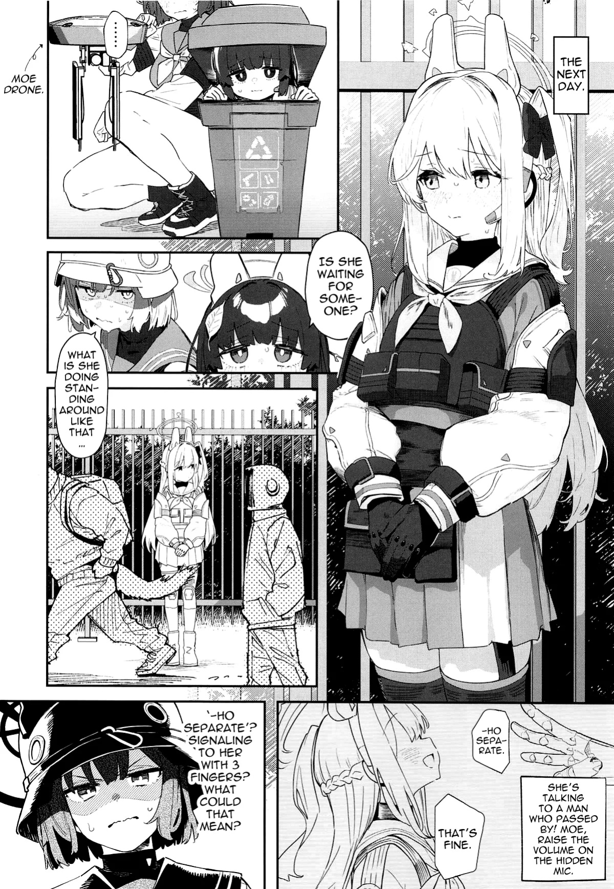 (C105) [Kawaiso Nanoha Nukeru (Nukeru)] We Are Selling! Watashi-tachi wa Utta. (Blue Archive) [hardcase8translates]