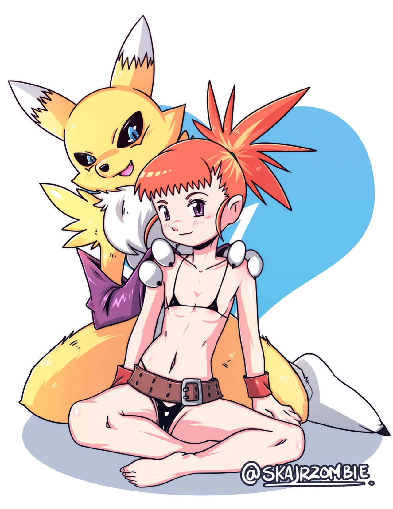 [SkaJrZombie] Rika & Renamon Revamped Pack (Digimon)