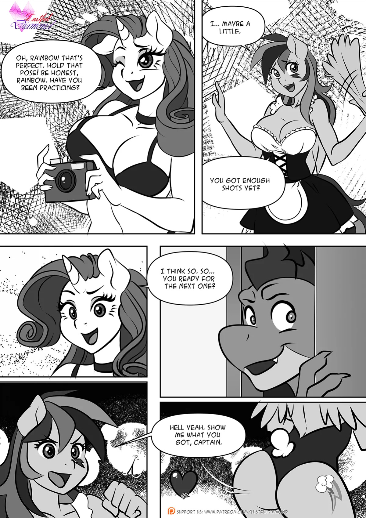 [Pia-Sama] Lustful Diamond - Show Girls (My Little Pony: Friendship is Magic) [complete]