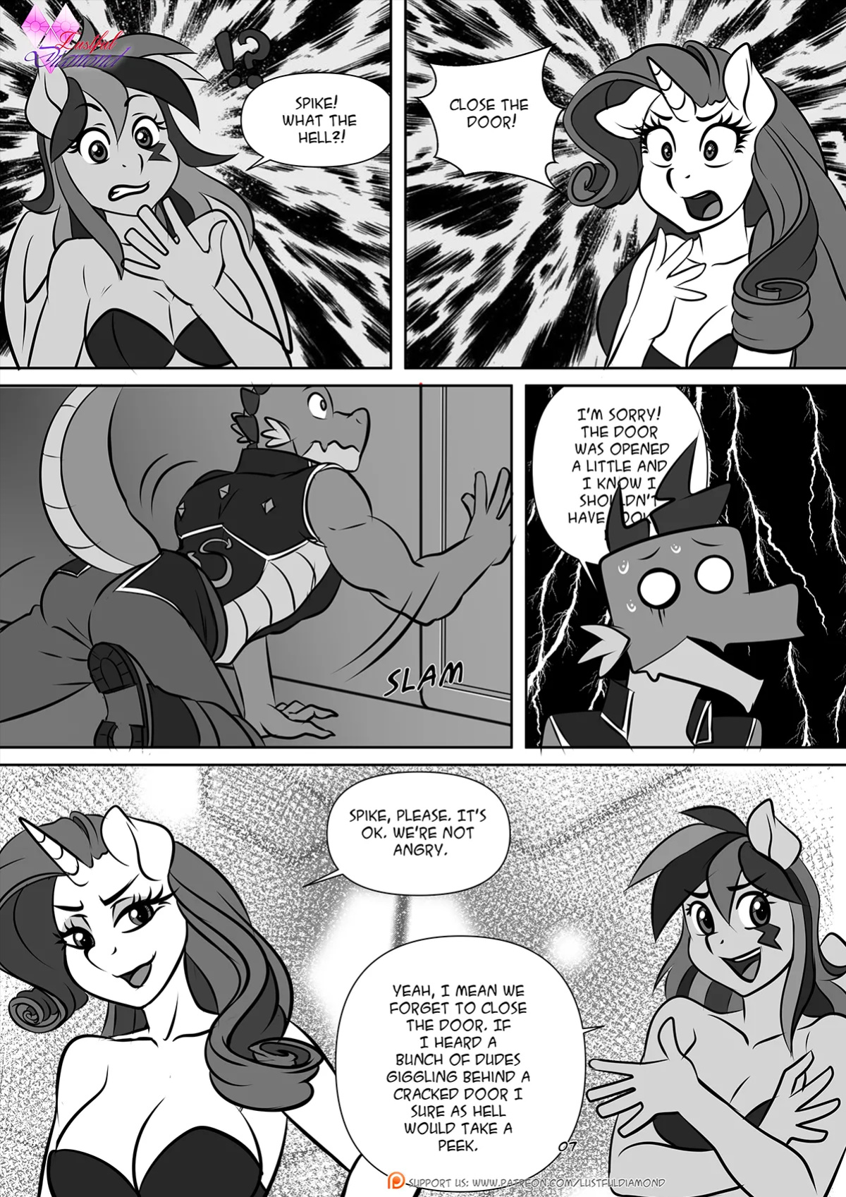 [Pia-Sama] Lustful Diamond - Show Girls (My Little Pony: Friendship is Magic) [complete]