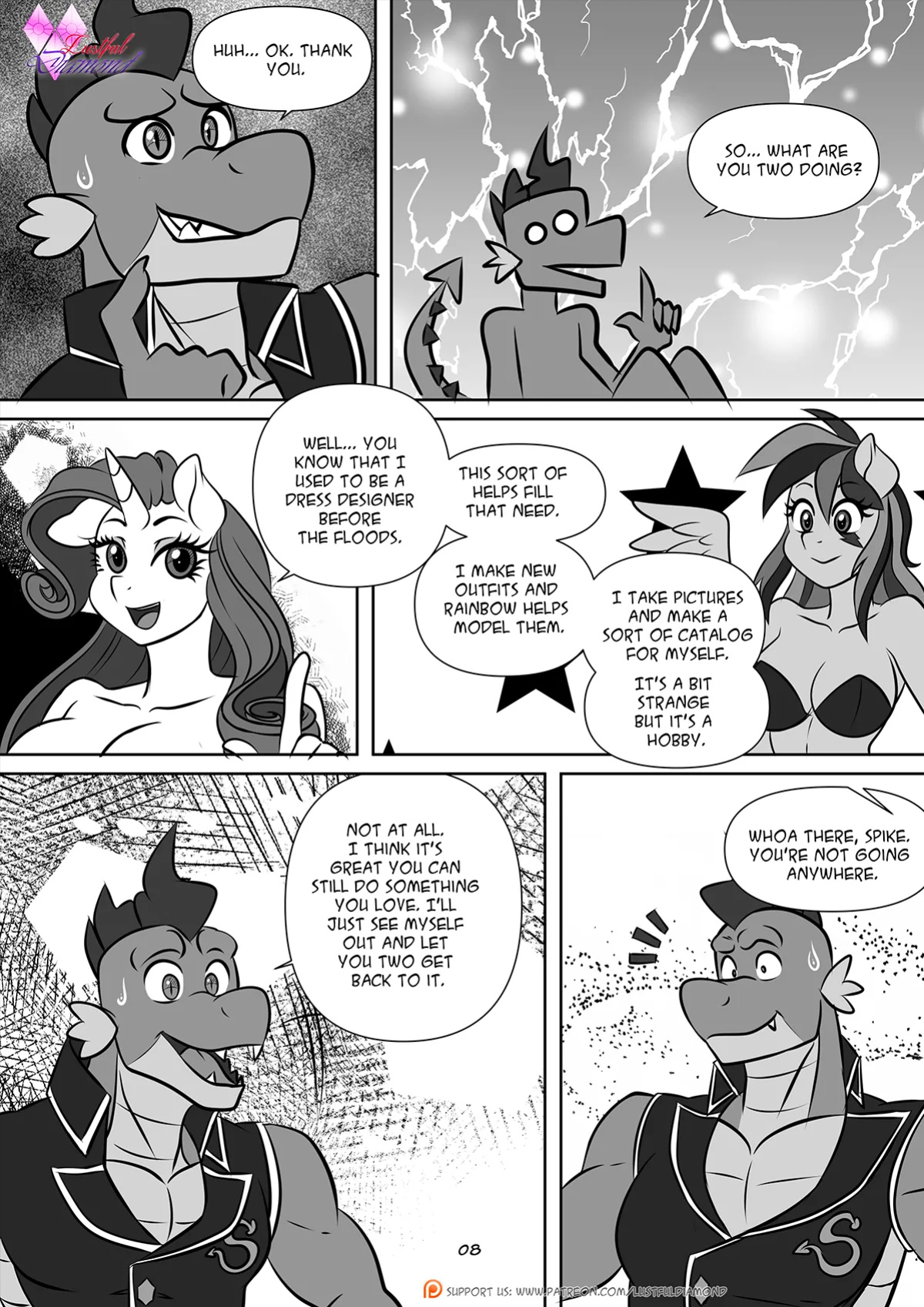 [Pia-Sama] Lustful Diamond - Show Girls (My Little Pony: Friendship is Magic) [complete]
