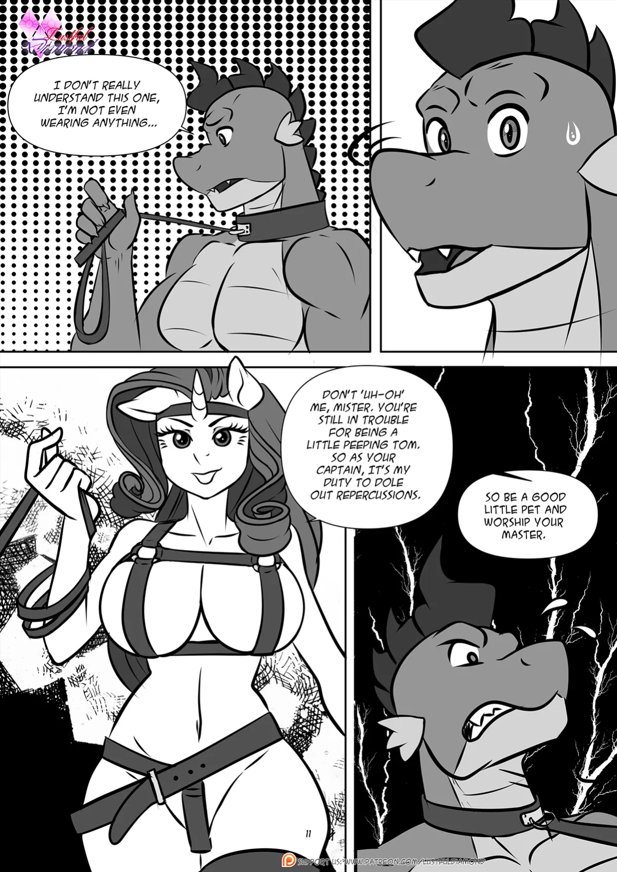 [Pia-Sama] Lustful Diamond - Show Girls (My Little Pony: Friendship is Magic) [complete]