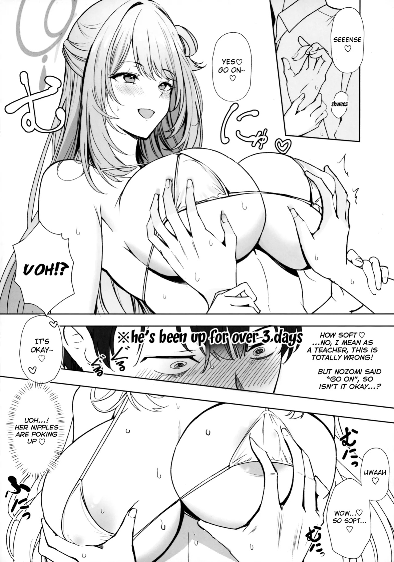 (C104) [Kuronishiki (Takaharu)] Koukando Saidai M Cup Dekapai Bisyoujo no Zenkoutei Ichaama Namahame Koubi de Sensei ga Kizetsu Suru Made Seishi Shibori Torareru Hon | Max Affection A Book in which Sensei Gets His Jizz Milked Until Passing Out From Fully 