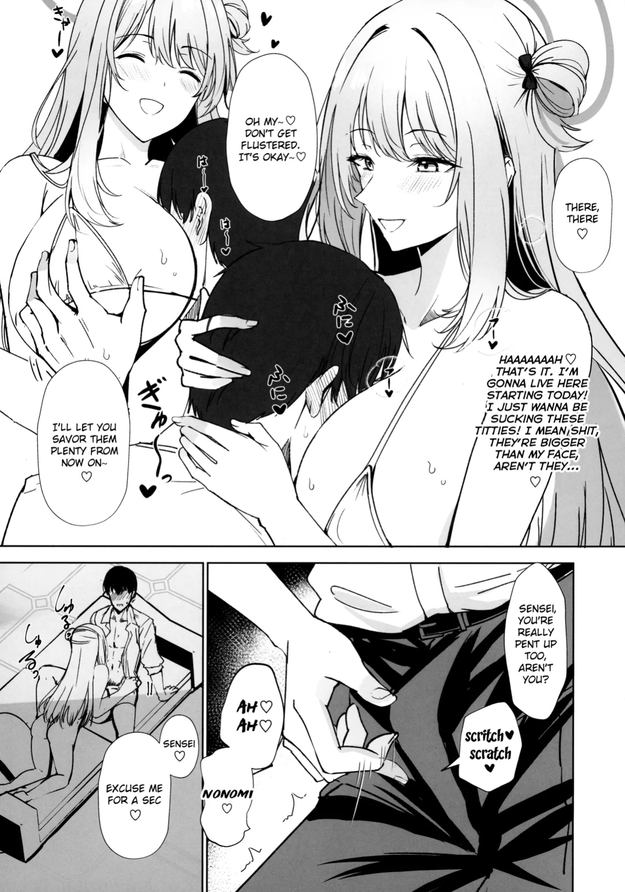 (C104) [Kuronishiki (Takaharu)] Koukando Saidai M Cup Dekapai Bisyoujo no Zenkoutei Ichaama Namahame Koubi de Sensei ga Kizetsu Suru Made Seishi Shibori Torareru Hon | Max Affection A Book in which Sensei Gets His Jizz Milked Until Passing Out From Fully 