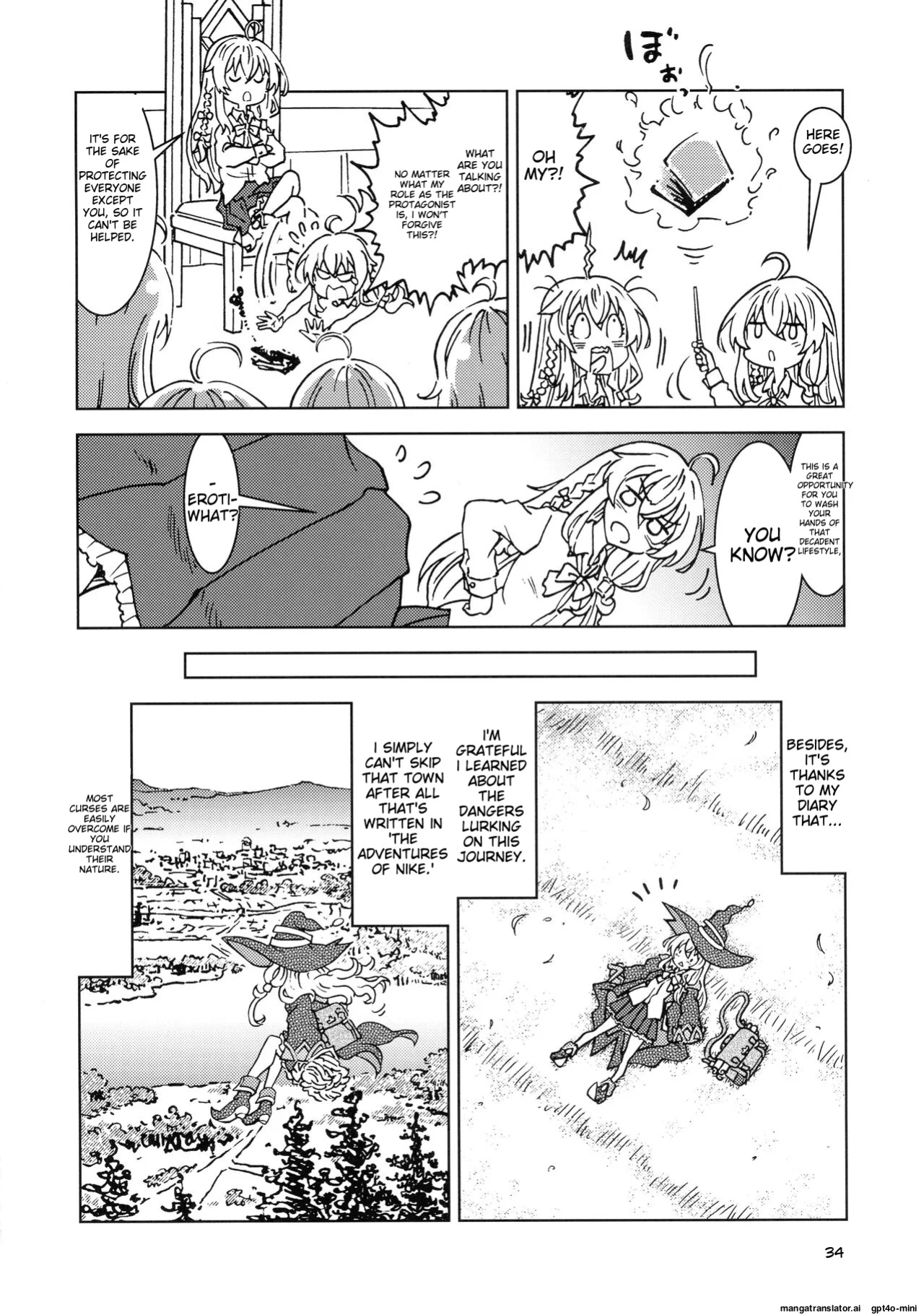 (C100) [Madakoya (Madako)] Tabitabi Nikki ni wa Shirusenakatta Koto. 3 (Majo no Tabitabi) [MTL]