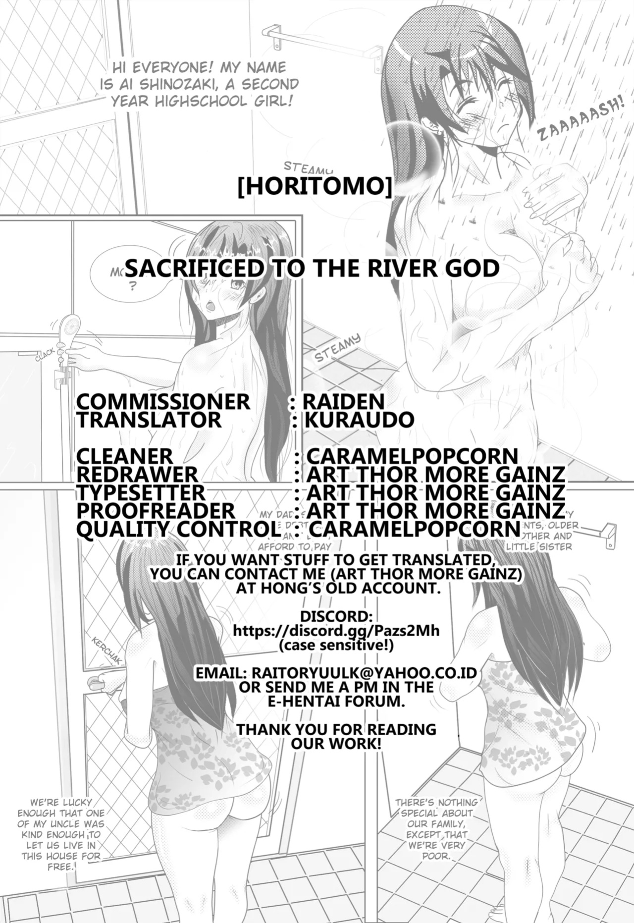 [Horitomo] Kashin-sama ni Sasagu | Sacrificed to the River God (Bessatsu Comic Unreal Ishukan Maniacs Vol. 3) [Kuraudo]