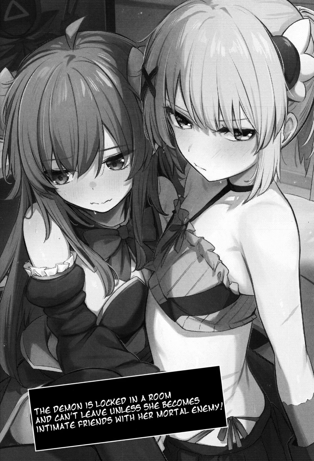 (C103) [Bochi Bochi no Ki (Borusiti)] Mazoku wa Shukuteki to Nakayoshi Shinai to Derarenai Heya ni, Tojikomerarete Shimatta! (Machikado Mazoku) [tabibit0]