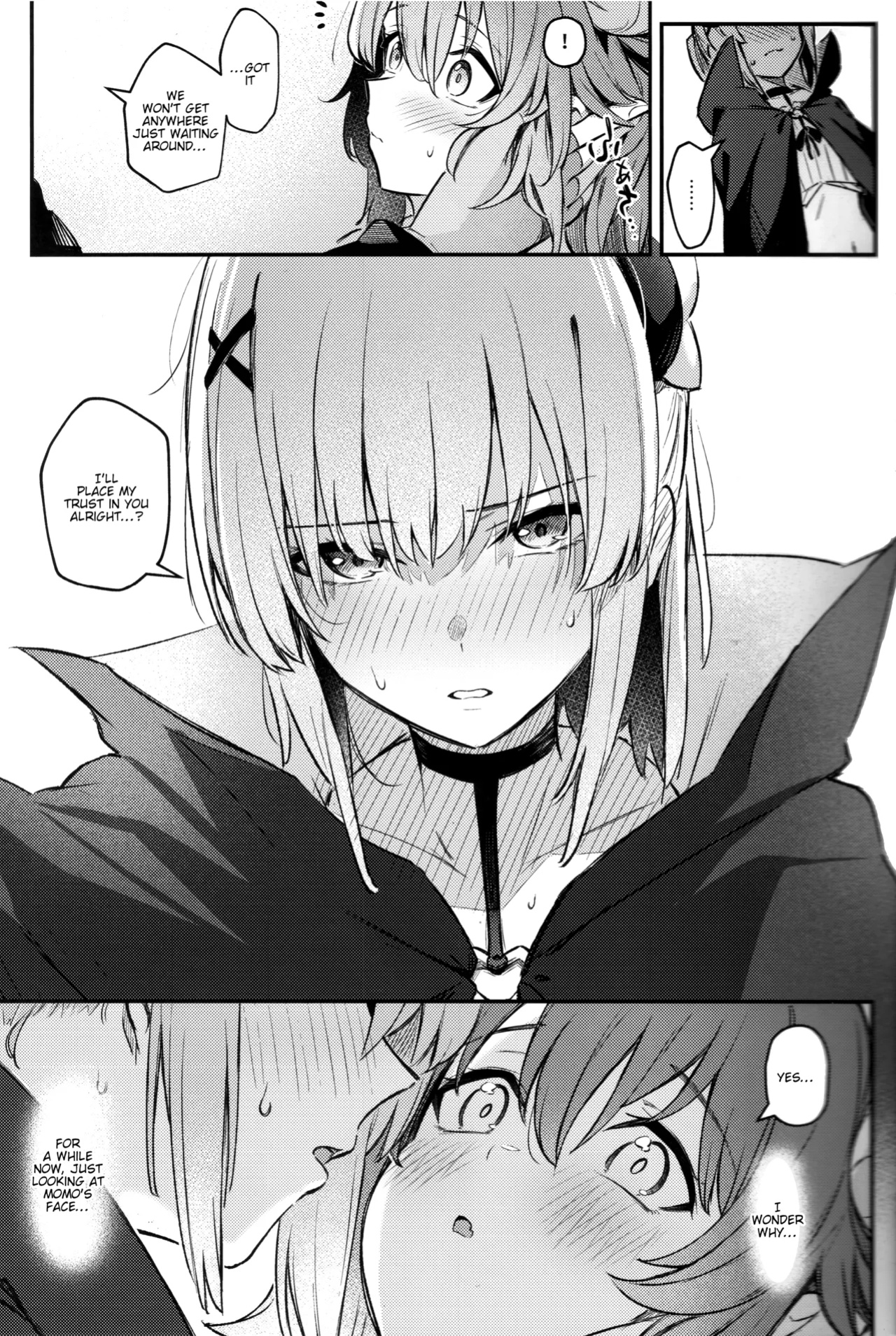 (C103) [Bochi Bochi no Ki (Borusiti)] Mazoku wa Shukuteki to Nakayoshi Shinai to Derarenai Heya ni, Tojikomerarete Shimatta! (Machikado Mazoku) [tabibit0]