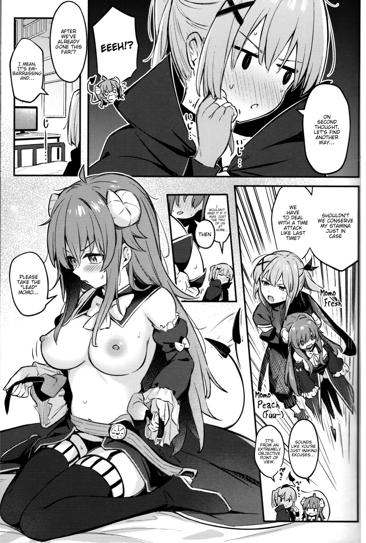 (C103) [Bochi Bochi no Ki (Borusiti)] Mazoku wa Shukuteki to Nakayoshi Shinai to Derarenai Heya ni, Tojikomerarete Shimatta! (Machikado Mazoku) [tabibit0]