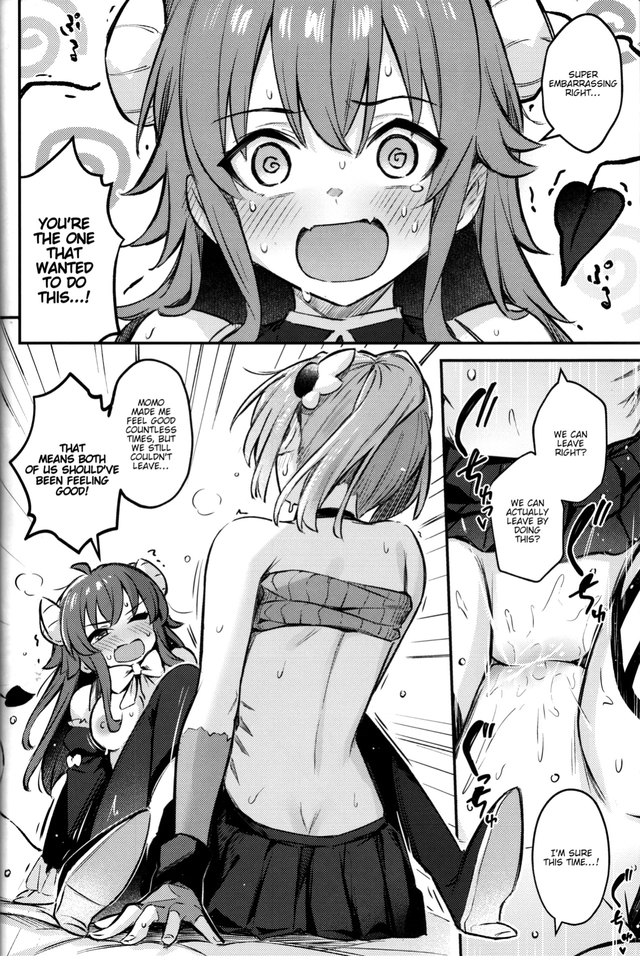 (C103) [Bochi Bochi no Ki (Borusiti)] Mazoku wa Shukuteki to Nakayoshi Shinai to Derarenai Heya ni, Tojikomerarete Shimatta! (Machikado Mazoku) [tabibit0]