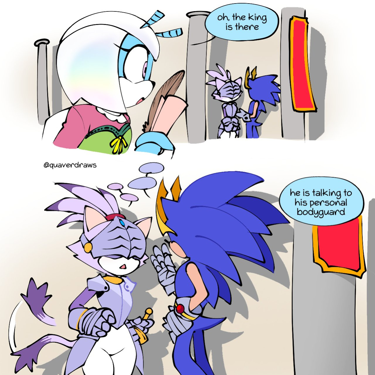 [QuaverDraws (QuaverNSFW)] Sonic's Personal Bodyguard