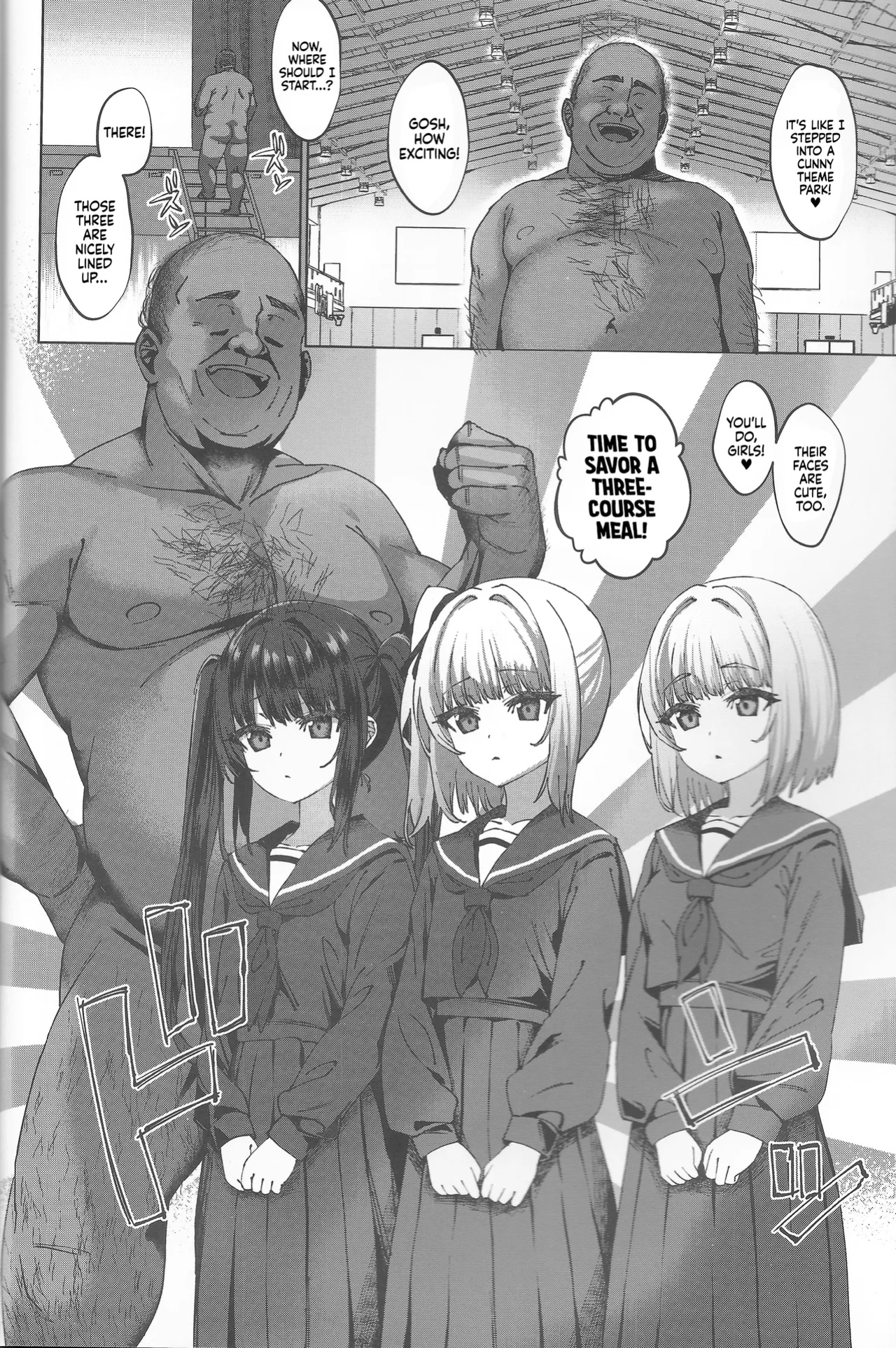 (C105) [Spicy Loves Heaven (Kamita)] Hontou ni Ita!! Jikan Teishi Oji-san 3 He Was Here!! The Time-Stopper Ojisan 3 [English?] [Xzosk + MTL]