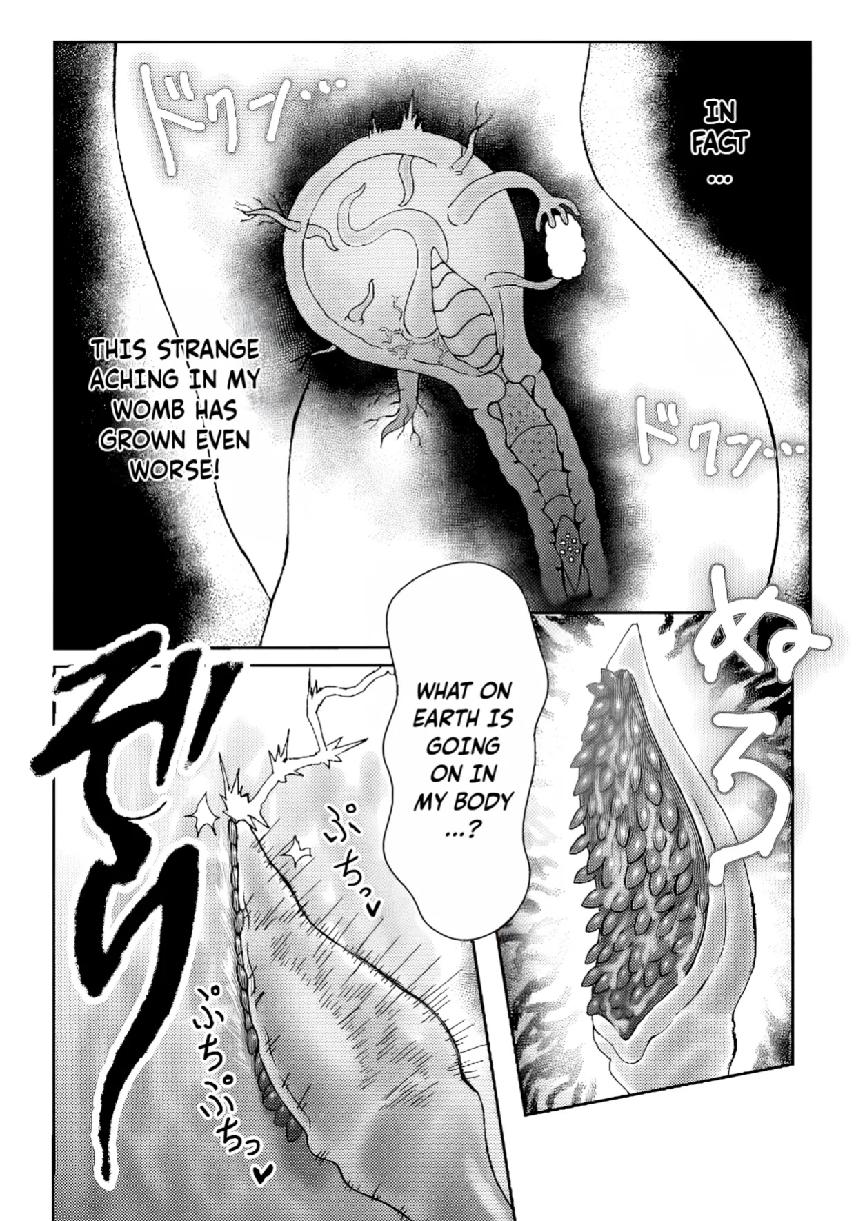 [HitoMi (Dai Kyuu Ibutsu Orange)] Majo ga Shokushuu to Mushi ni Kisei Sarete Shikyuu to Jinsei o Mechakucha ni Sareru Hanashi | A story of a witch infected by tentacles and bugs and how they seriously messed up her womb and life! [Fallen Games]