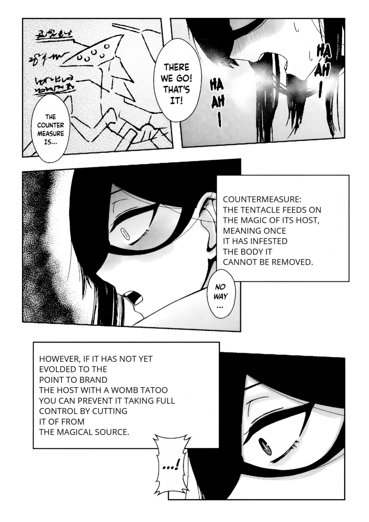 [HitoMi (Dai Kyuu Ibutsu Orange)] Majo ga Shokushuu to Mushi ni Kisei Sarete Shikyuu to Jinsei o Mechakucha ni Sareru Hanashi | A story of a witch infected by tentacles and bugs and how they seriously messed up her womb and life! [Fallen Games]