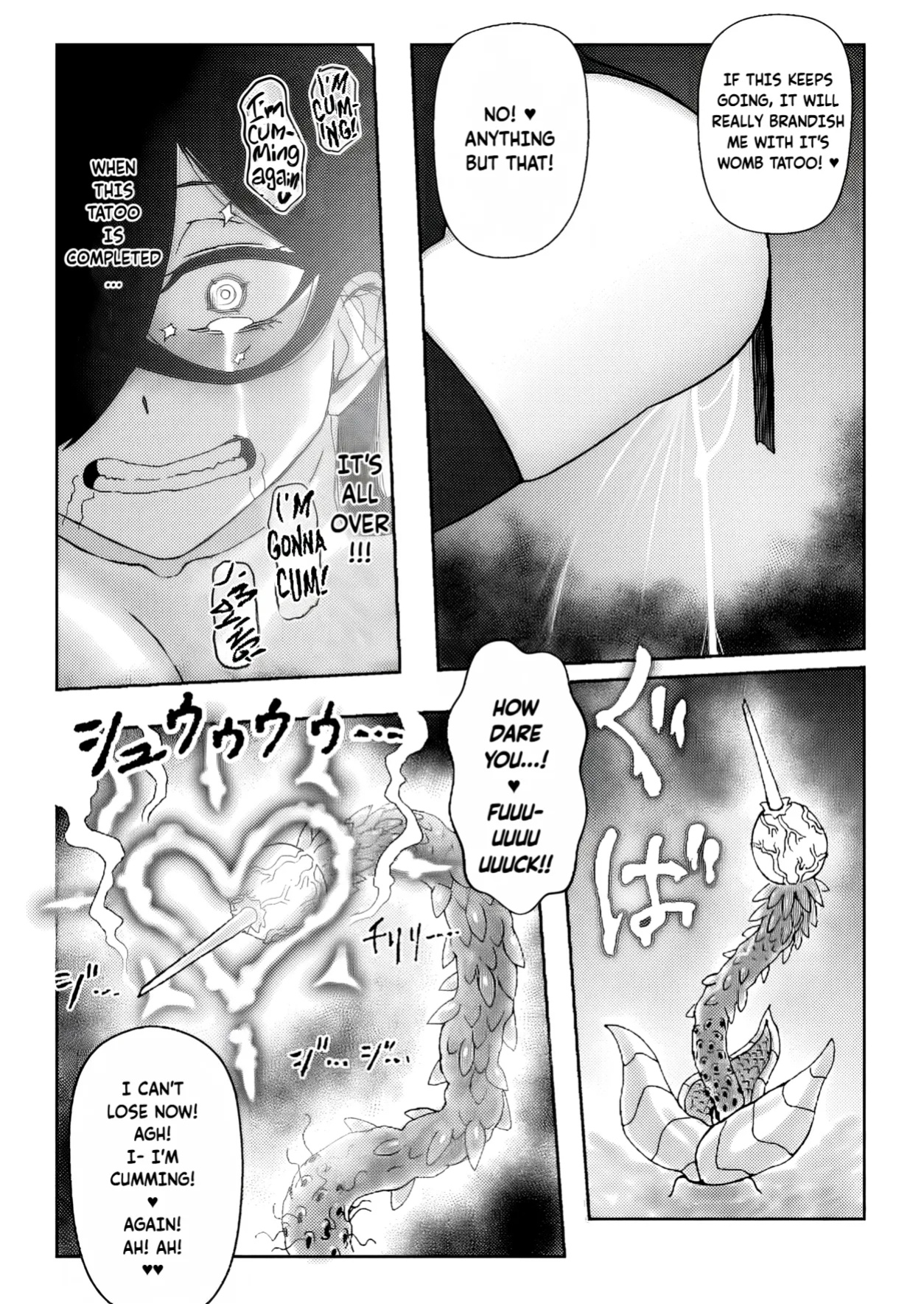 [HitoMi (Dai Kyuu Ibutsu Orange)] Majo ga Shokushuu to Mushi ni Kisei Sarete Shikyuu to Jinsei o Mechakucha ni Sareru Hanashi | A story of a witch infected by tentacles and bugs and how they seriously messed up her womb and life! [Fallen Games]