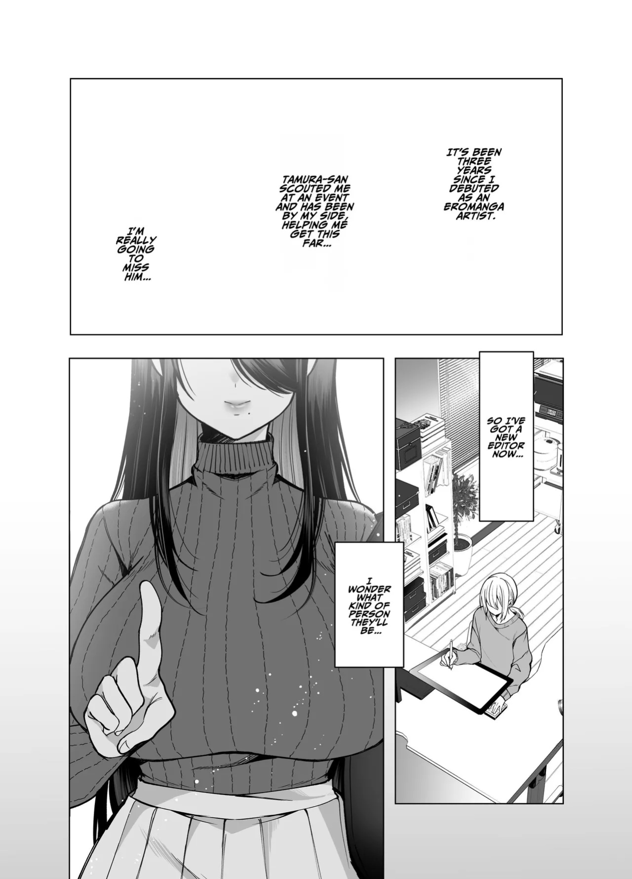 [Copin (Aizawa Chihiro)] Ecchi na Henshuu Kurokawa-san | Erotic Editor Kurokawa [ADTL]