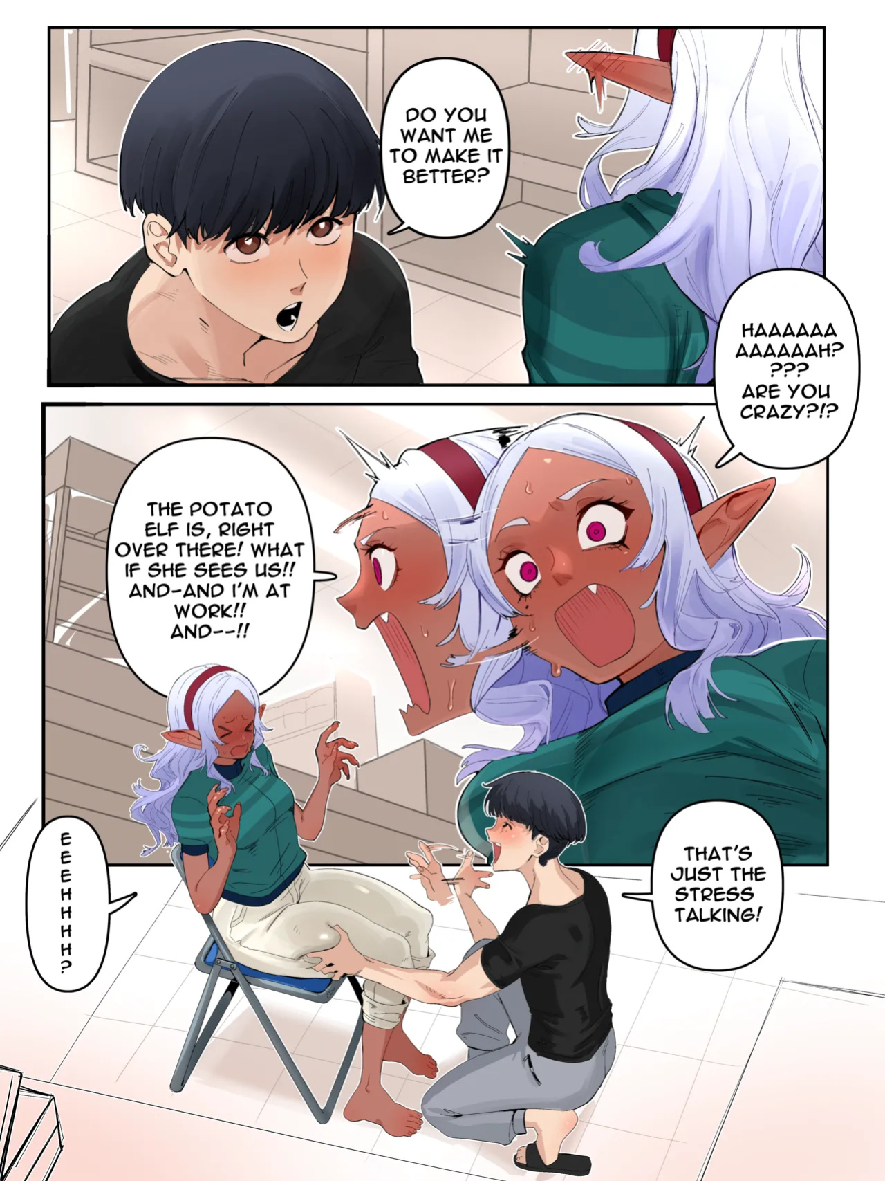 [Void Dot Exe] Dark Elf Dreams (Elf-san wa Yaserarenai.) [unfinished]