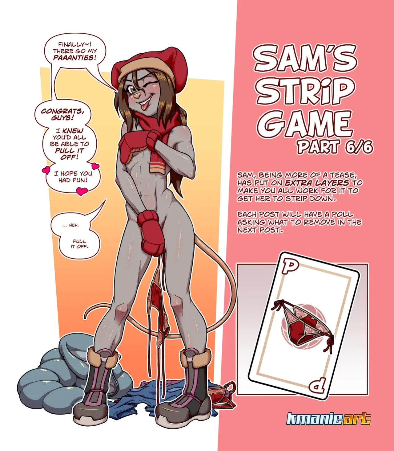 [Keiron White (Kmanicart)] Fran & Sam's Strip Games