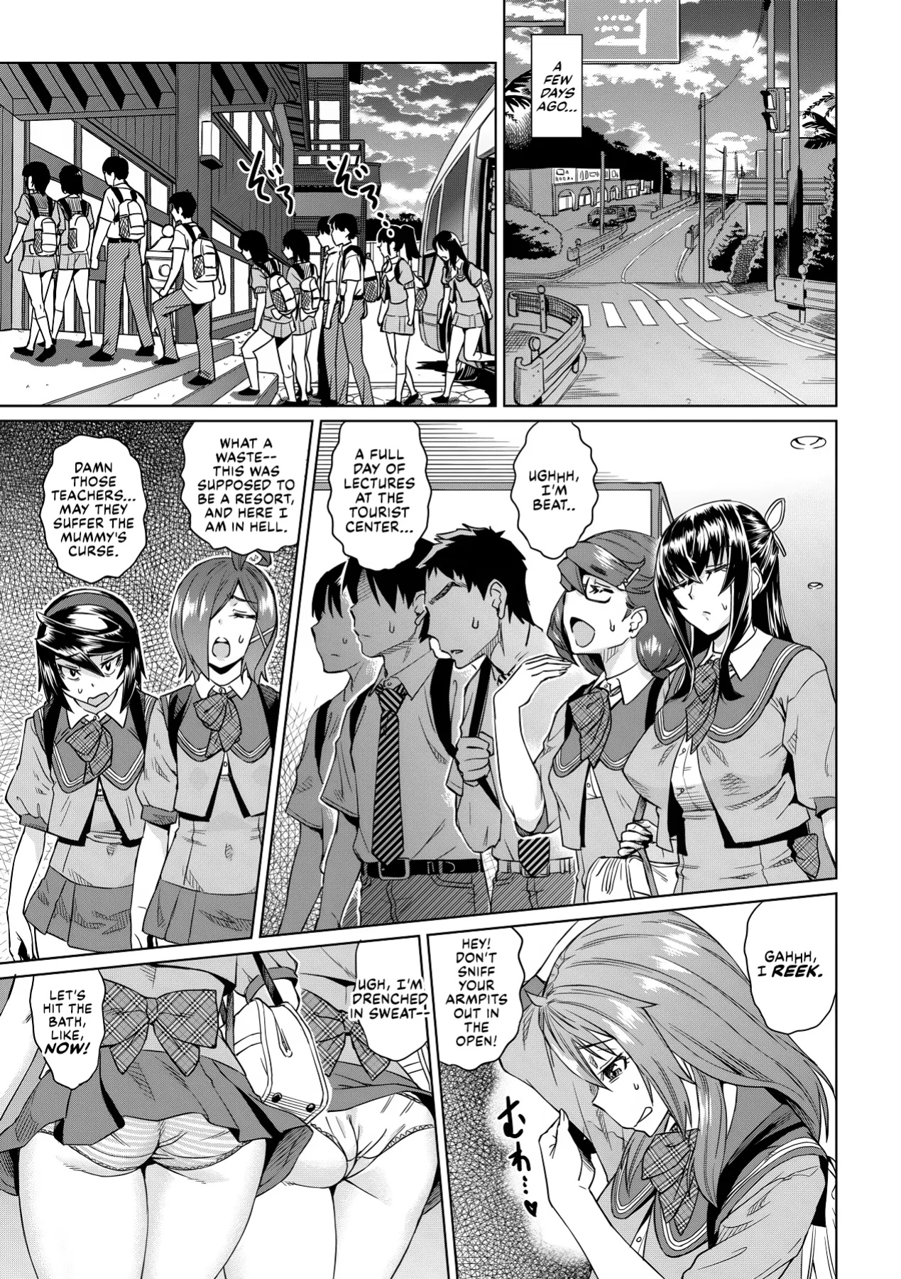 [Abe Morioka] Natsu no Ritou Kenshuu de Class no Joshi-tachi ga SEX Kurui no Mesu Dorei ni Choukyou Sareta Hanashi [CulturedCommissions]