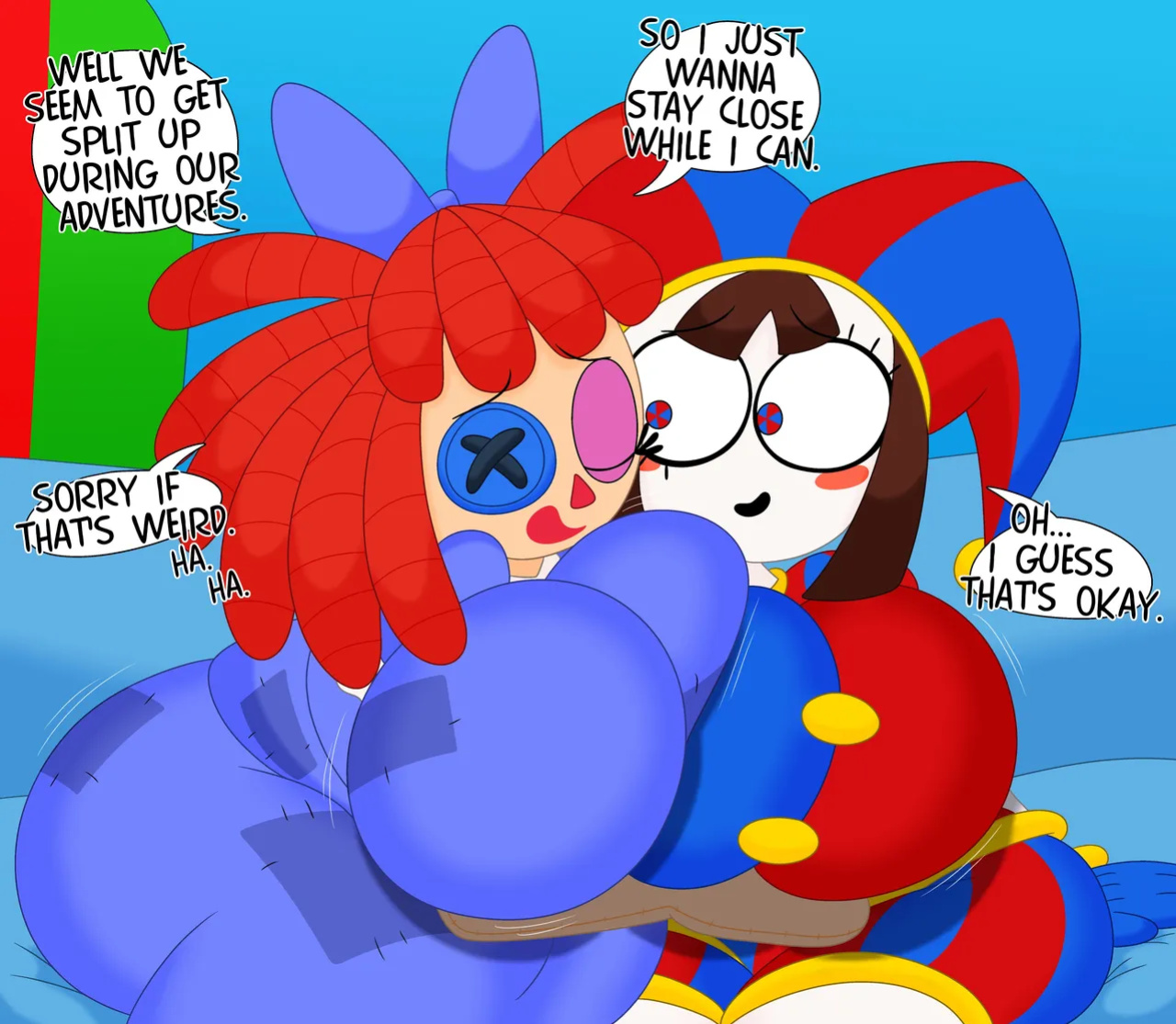 [3BArts] Ragatha x Pomni (The Amazing Digital Circus)