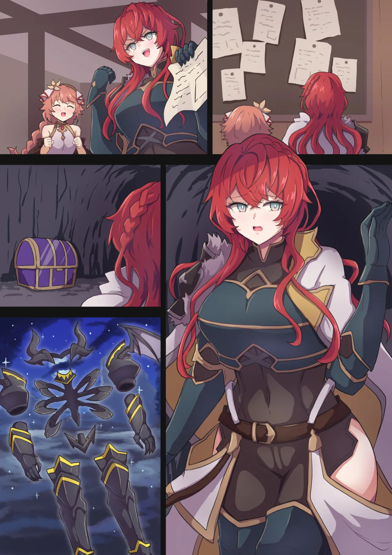 [Nine(KA-9)] Ecchi na Yoroi wo Kyōsei Sōchakusareru Saburina | Sabrina is Forced to Wear Sexy Armor (Granblue Fantasy)